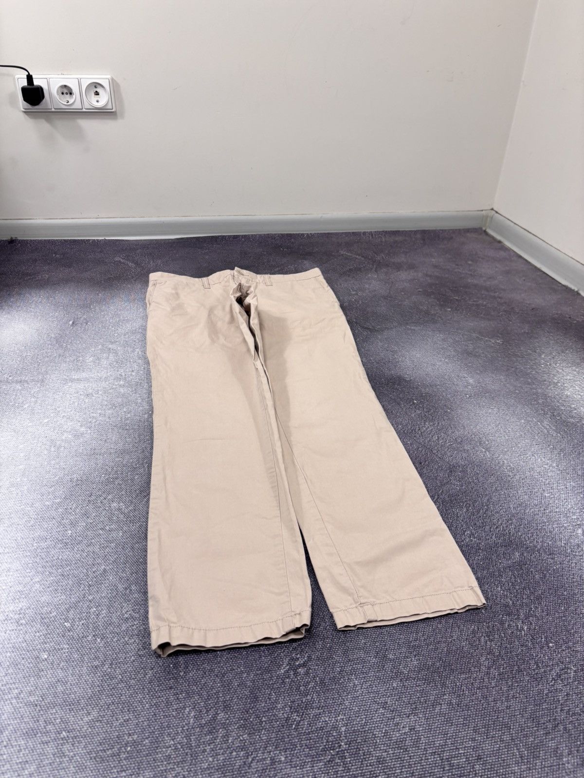 Carhartt Wip Carhartt WIP Men’s Beige Stretch Workwear Chino Sid Pants Size US 31 - 3 Thumbnail