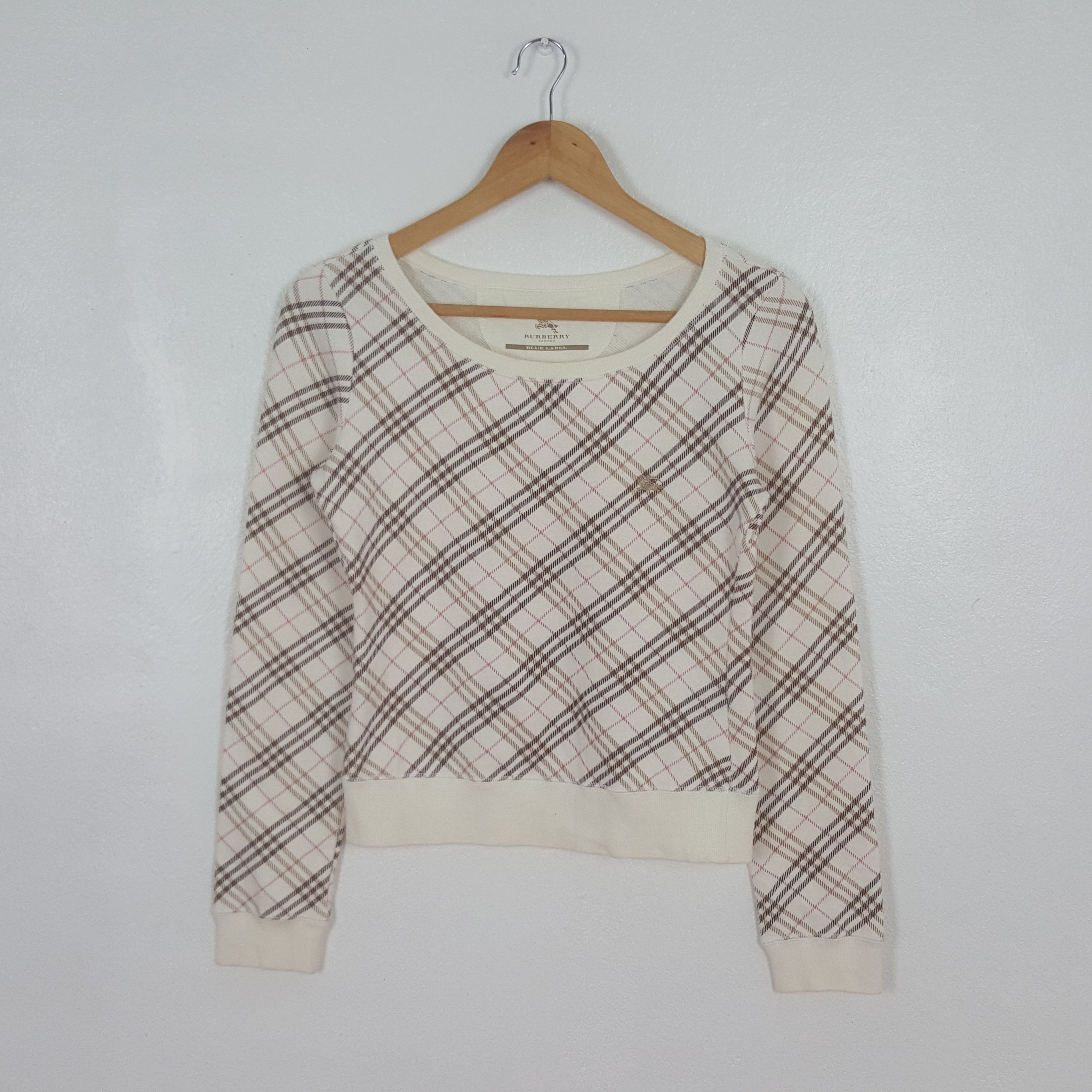 Burberry Vintage Burberry London Nova Check Sweatshirt C316N27 Size US XS / EU 42 / 0 - 1 Thumbnail