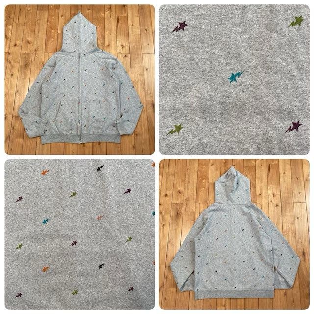 Bape Multi Color BAPE STA Full Zip Hoodie a bathing ape star NIGO Size US L / EU 52-54 / 3 - 1 Thumbnail