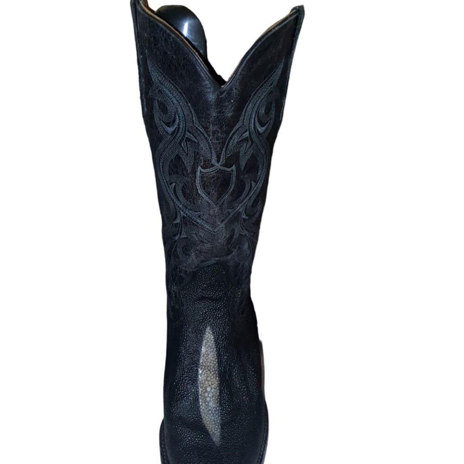 Bullhead Denim Co. Bull-Rider Exotic Stingray leather Cowboy Boots Size US 9 / EU 42 - 5 Thumbnail