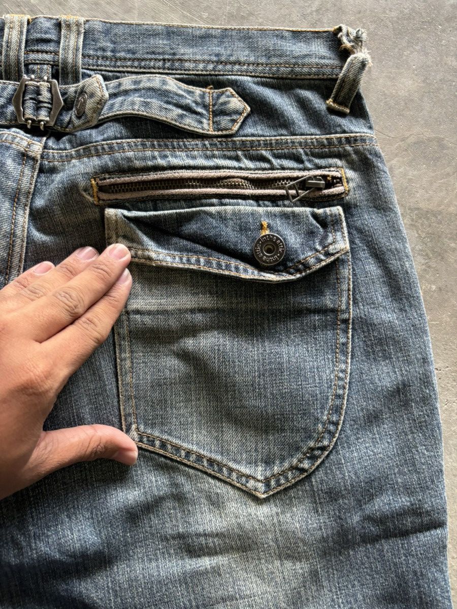 Hysteric Glamour in the attic japanese jeans punk grunge multi zipper design Size US 35 - 14 Thumbnail