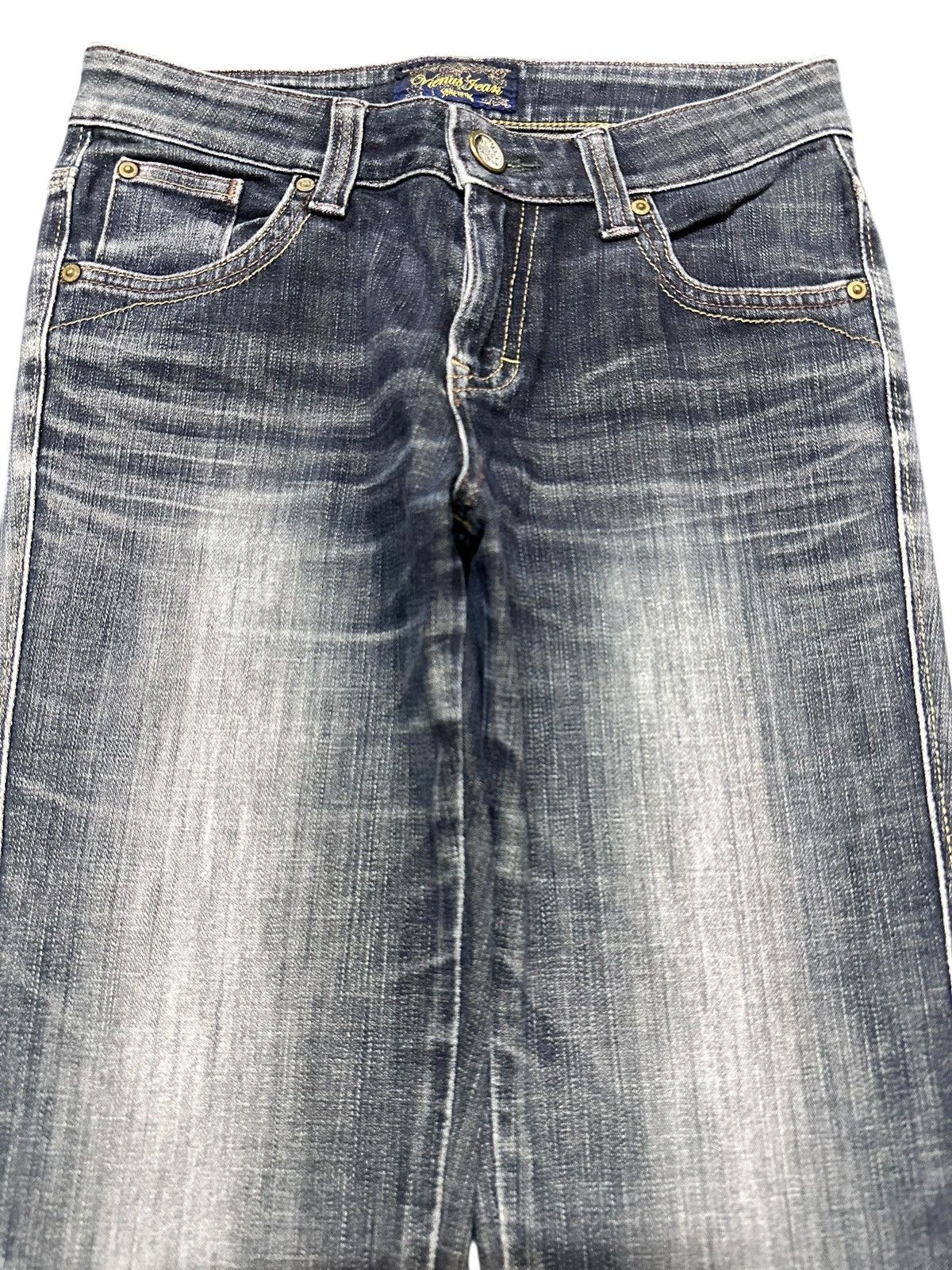Edwin × Japanese Brand Vintage Edwin Something With WideLeg Bootcut Style Faded Size US 28 / EU 44 - 3 Thumbnail