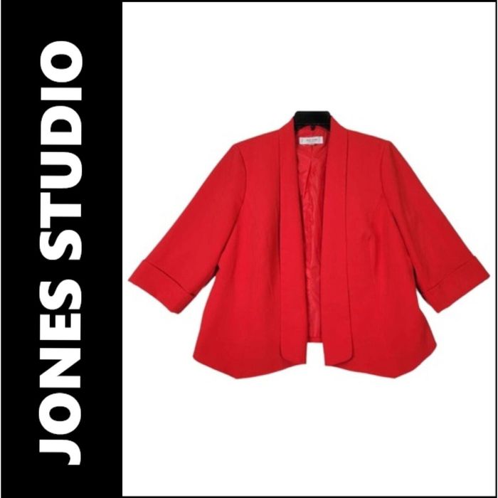 Jones studio open front on sale blazer