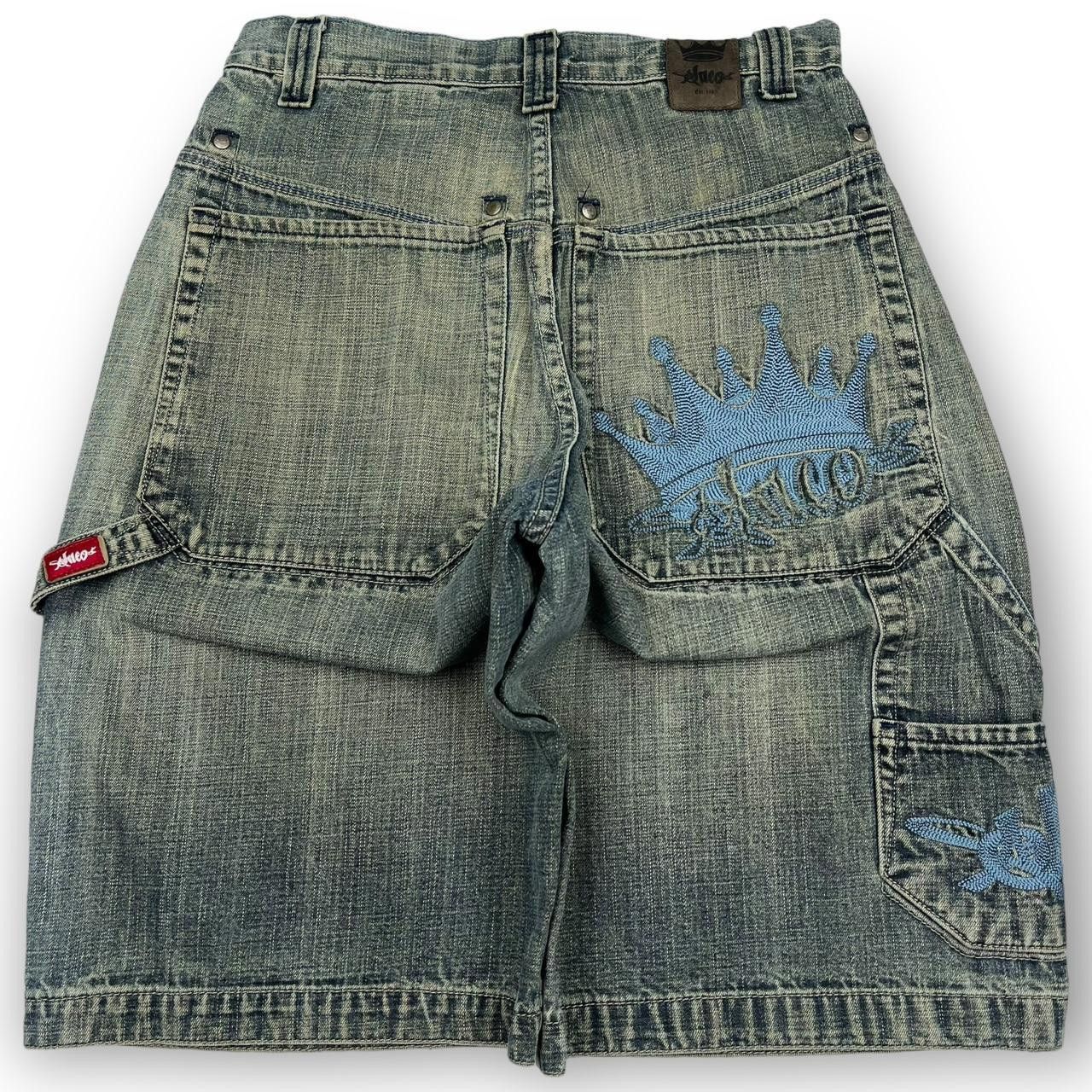 JNCO JNCO Men's Blue Shorts Size US 29 - 1 Thumbnail