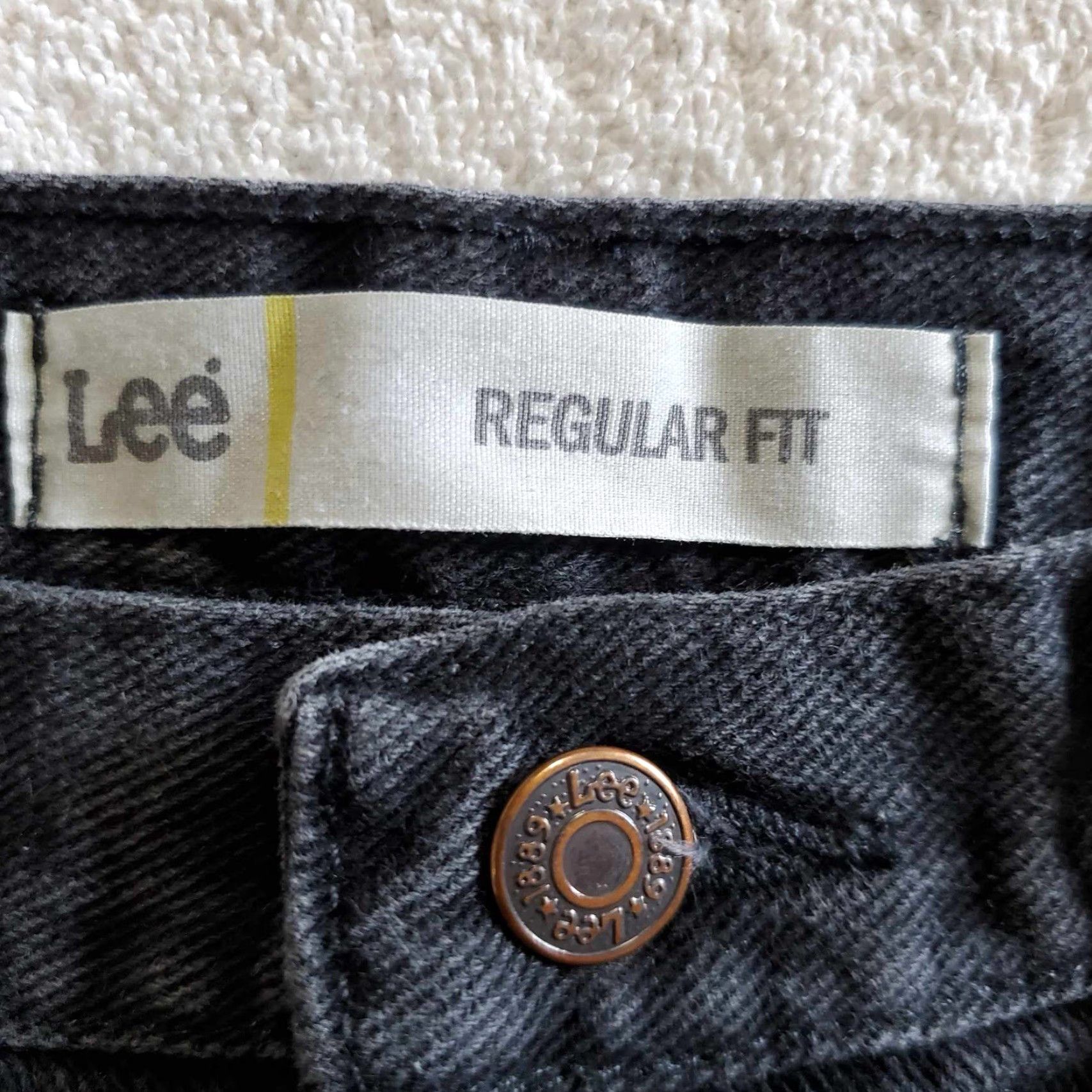 Lee Lee Jeans Regular Fit Black 34 X 28 Size US 34 / EU 50 - 2 Thumbnail