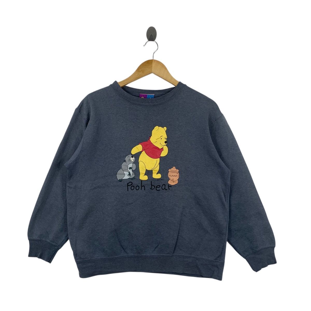 Disney Vintage DISNEY POOH BEAR Hunny Cartoon Movie Sweatshirt Size L / US 10 / IT 46 - 4 Thumbnail