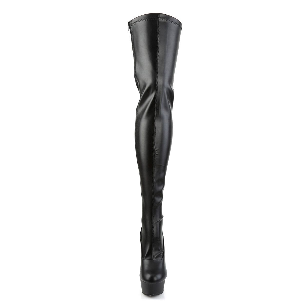 Other Delight 3063 Back Lace Thigh High Platform Boots 6" High Hee Size US 8 / IT 38 - 7 Thumbnail