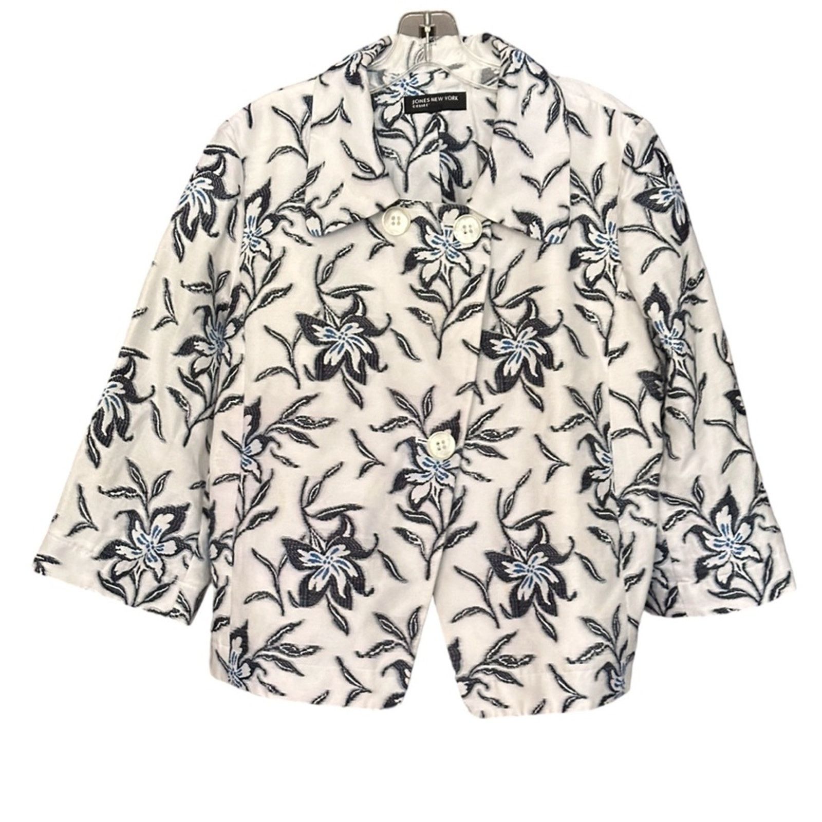 Jones New York Vintage 90’s Jones New York Collection Tapestry Crop Jacket Size XL / US 12-14 / IT 48-50 - 1 Thumbnail