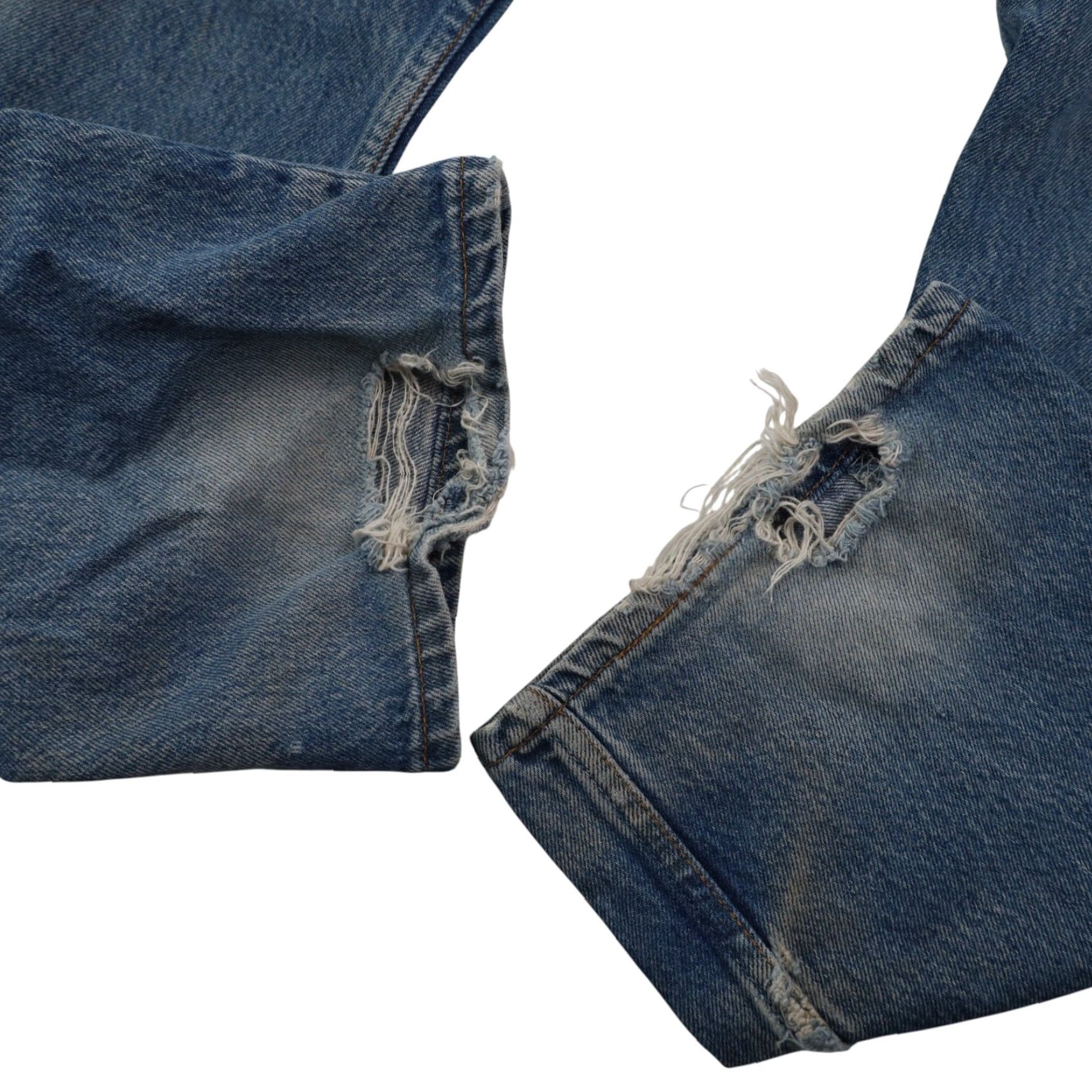 Denime VINTAGE Levis 501 USA Made Denim Jeans Shirt? Size US 38 / EU 54 - 5 Thumbnail