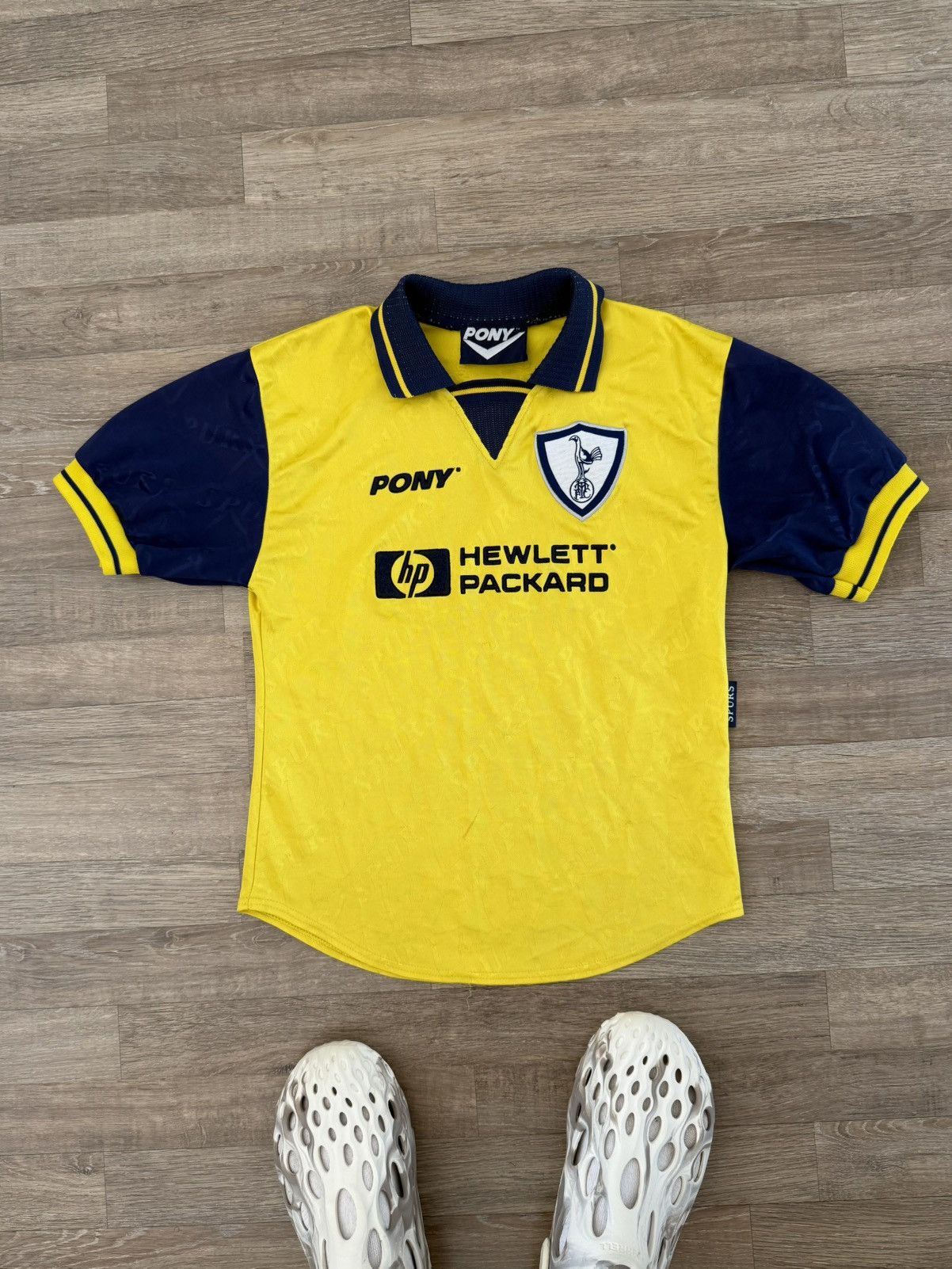 PONY Vintage 1996 PONY Tottenham Rare Soccer Football Jersey Size US XXS / EU 40 - 3 Thumbnail