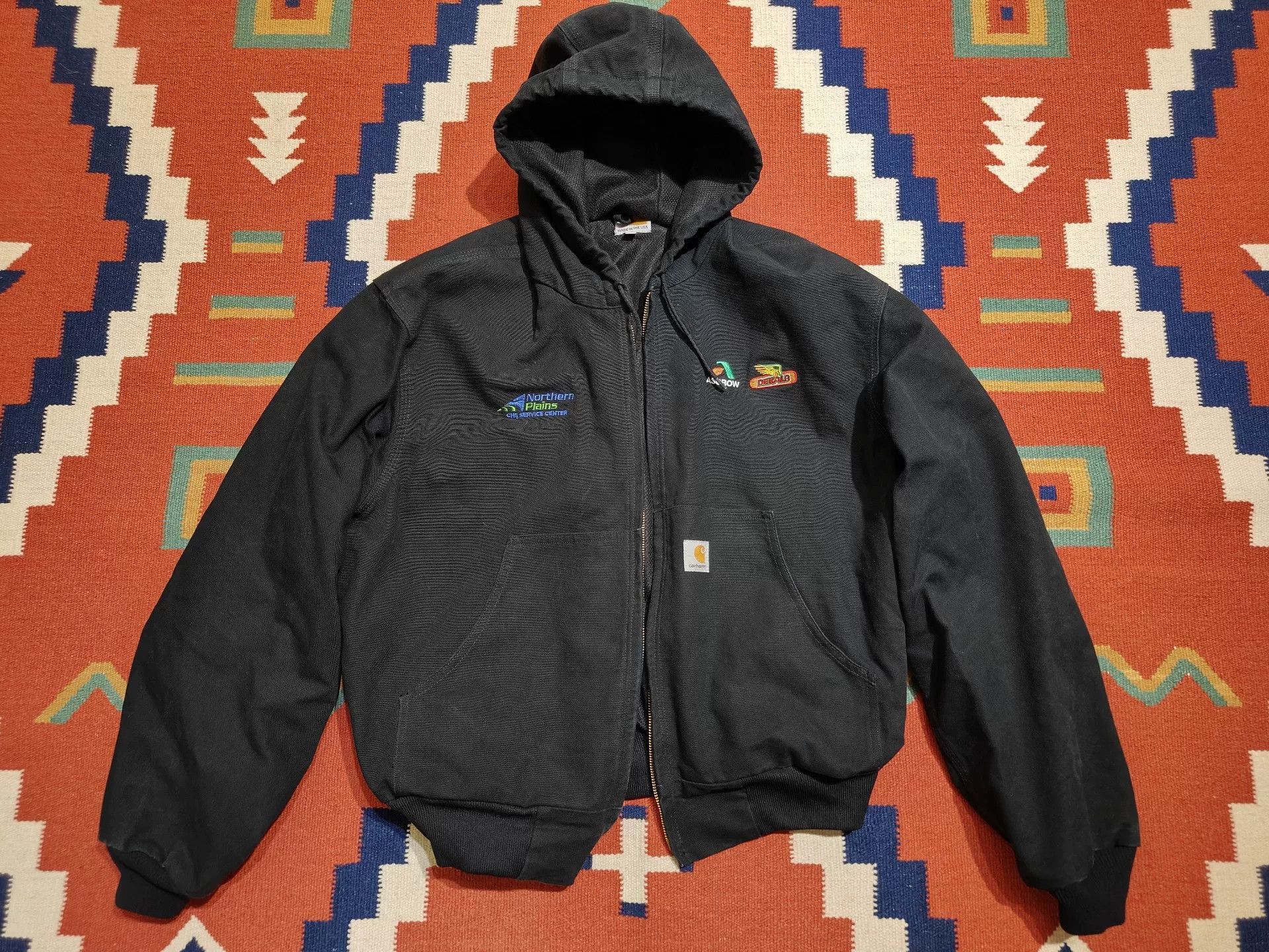 Carhartt Black J130 Jacket XL Vintage
