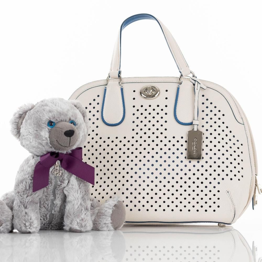 image of Coach Prince Street Satchel in Blue, Women's