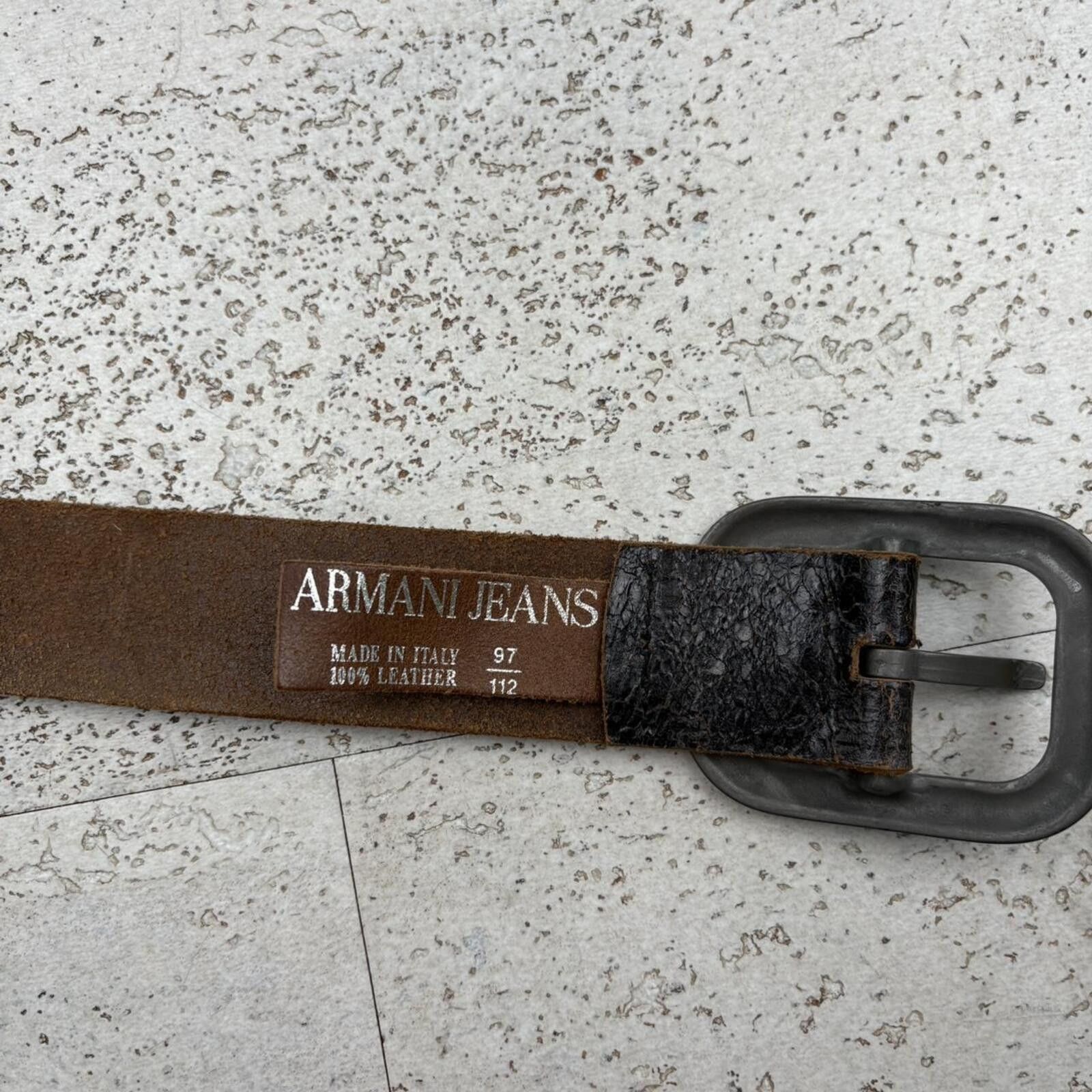 Emporio Armani 90’s Armani Jeans Belt Size ONE SIZE - 4 Thumbnail
