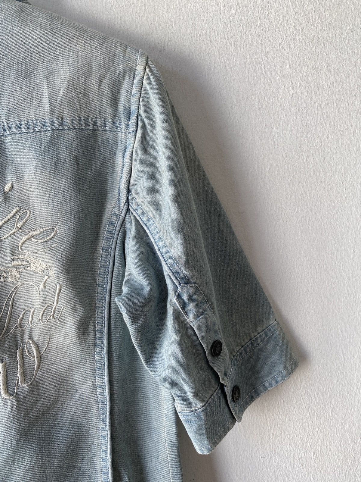 In The Attic × Seditionaries In The Attic Sublimation Skull Distressed Button Shirt Size US M / EU 48-50 / 2 - 13 Thumbnail