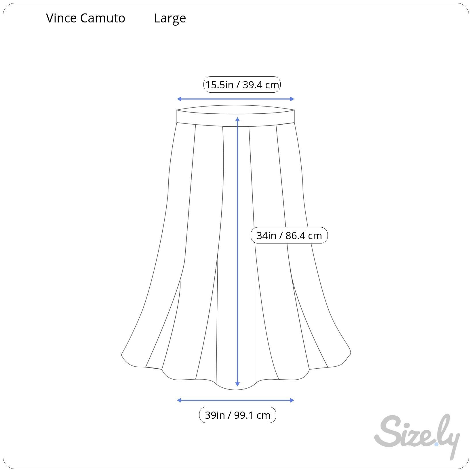 Vince Camuto Vince Camuto Womens Rapture Blue White Pleated Maxi Skirt Si Size 31" - 2 Thumbnail