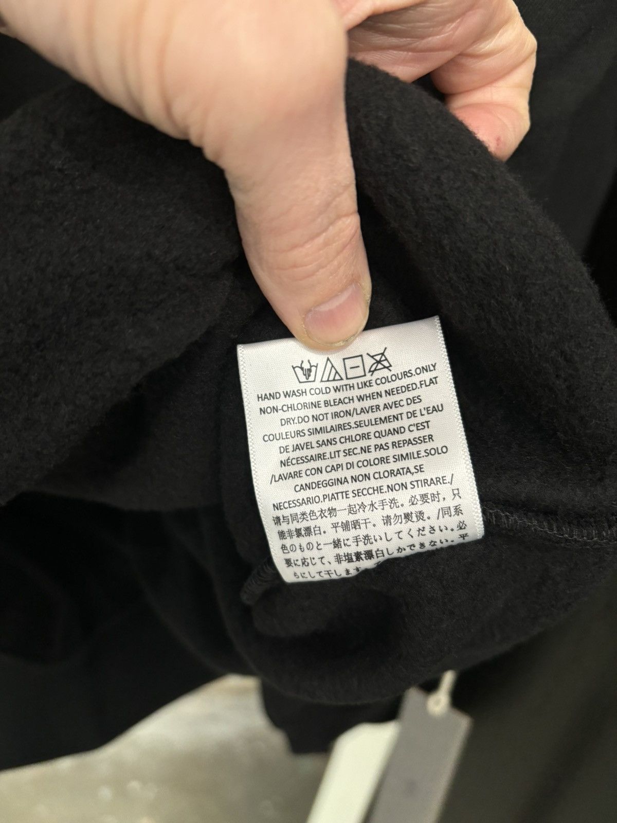 Essentials × FOG × Fear of God FOG Jet Black Hoodie Size US M / EU 48-50 / 2 - 7 Thumbnail