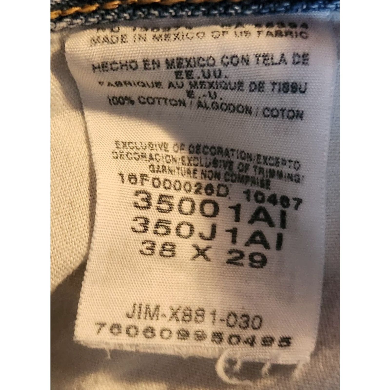 Wrangler Wrangler Rugged Wear Men's Jeans Denim Blue 38x29 Straight Leg Classic Fit 5-Pocket Regular Rise Mid Inseam 29 Bagged & Shipped USPS Priority Mail Size US 38 / EU 54 - 5 Thumbnail