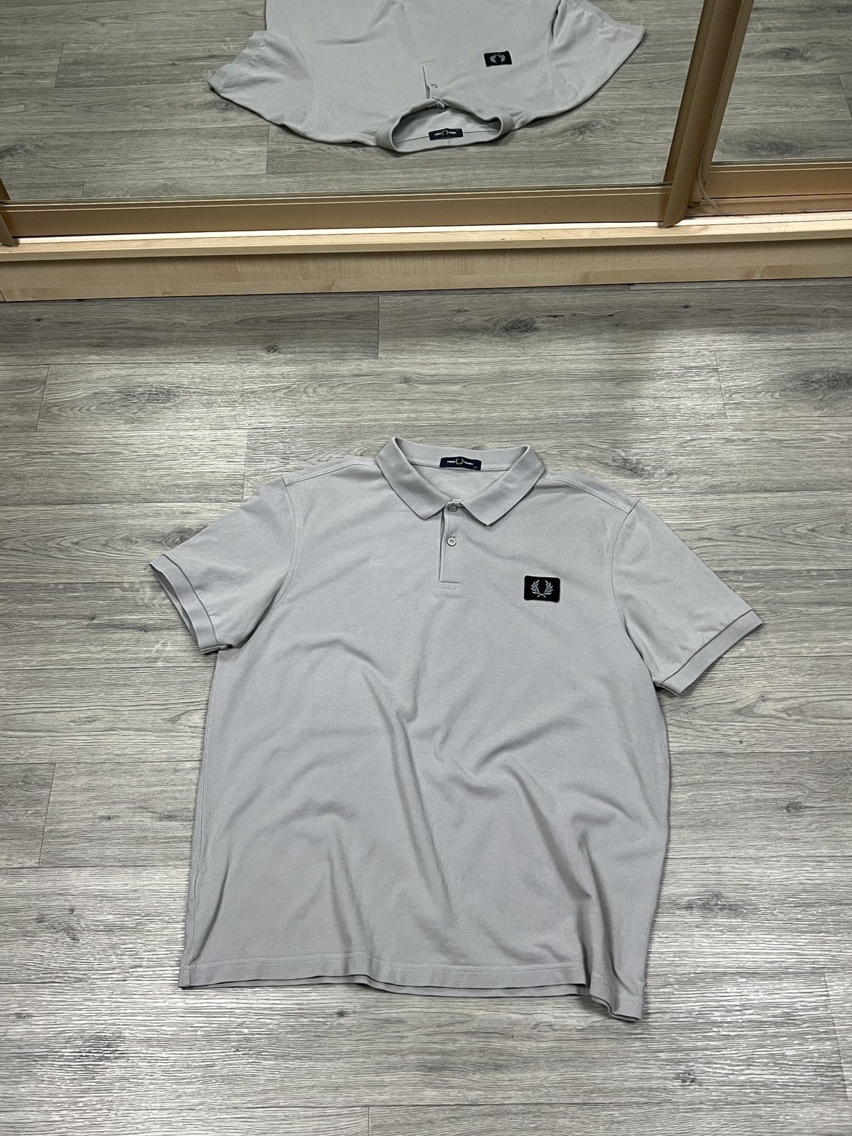 Fred Perry Fred Perry Men Grey Pique Short Sleeve Polo Shirt XXL Size US XXL / EU 58 / 5 - 1 Thumbnail