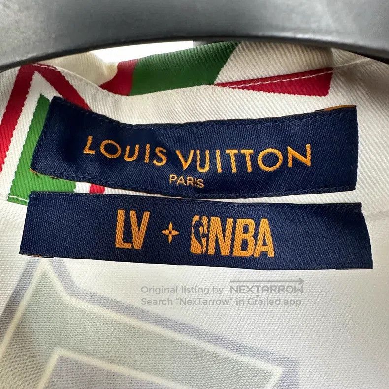 Louis Vuitton Louis Vuitton NBA monogrammed short-sleeved denim shirt Size US S / EU 44-46 / 1 - 5 Thumbnail