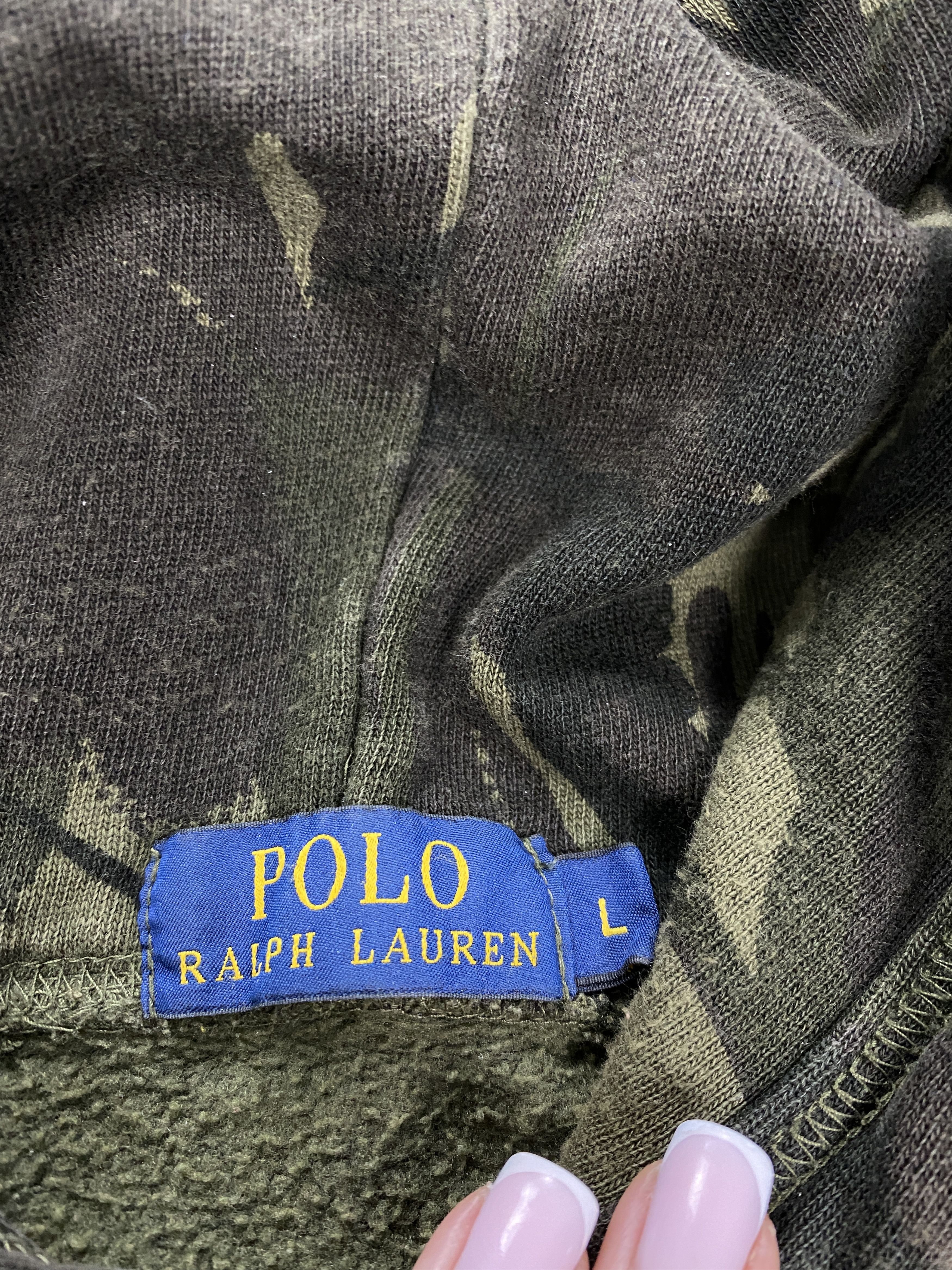 Polo Ralph Lauren Polo Ralph Lauren vintage camo hoodie y2k Size US L / EU 52-54 / 3 - 4 Thumbnail