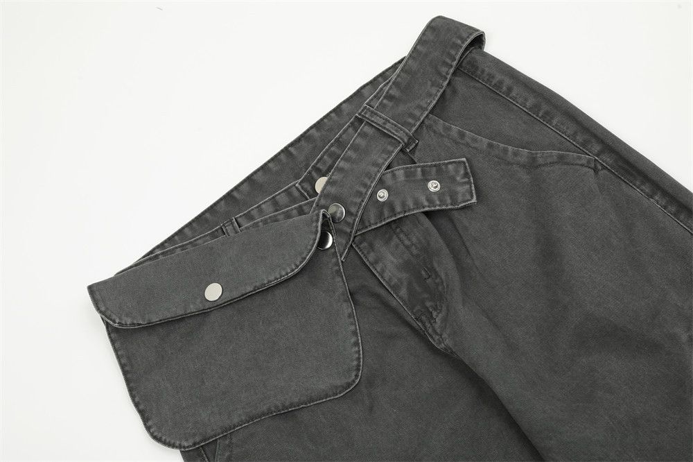Japanese Brand × Jean Punk loose men's outdoor street trend washed cargo jeans Size US 32 / EU 48 - 4 Thumbnail