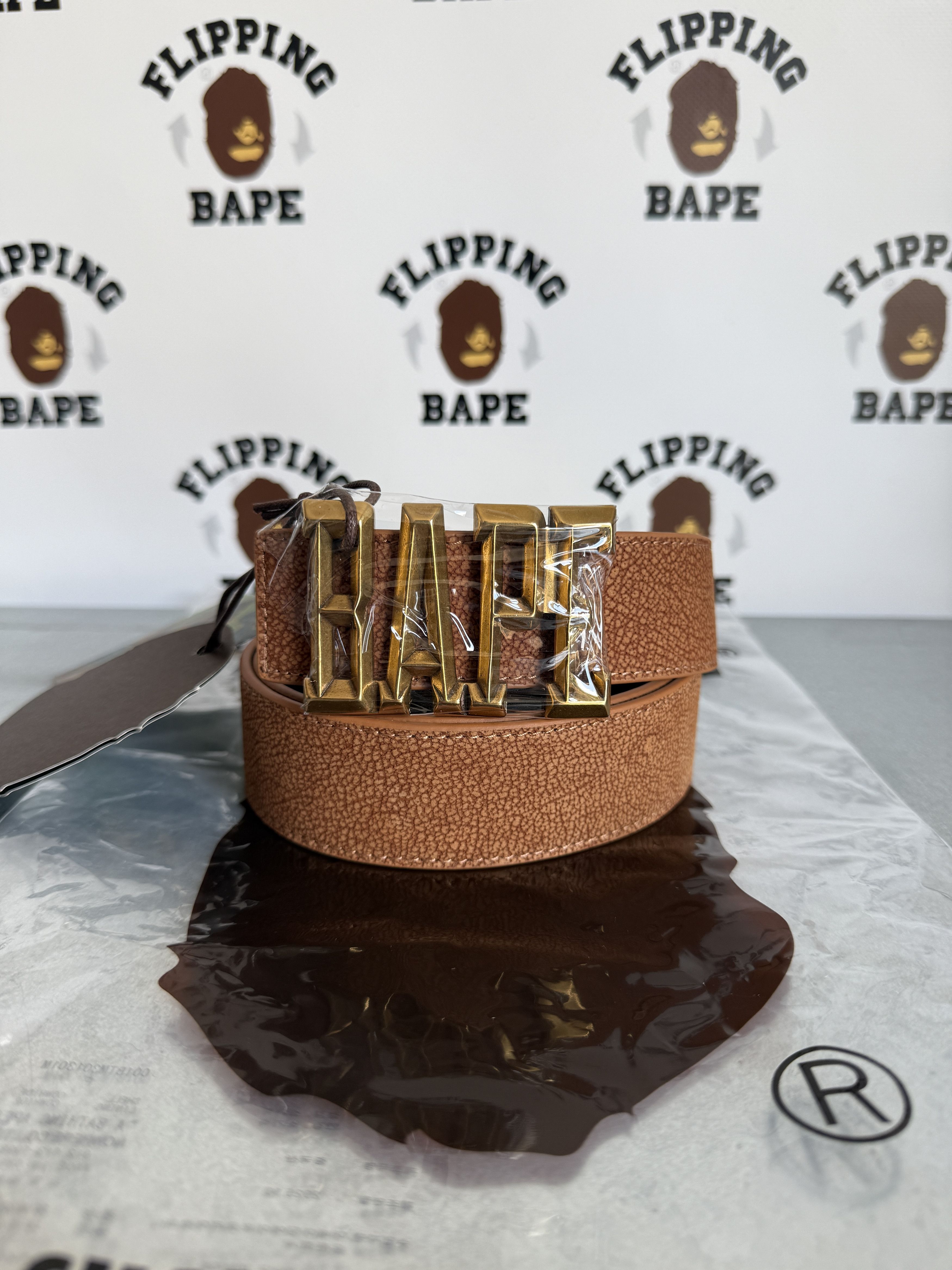 Bape BAPE REVERSIBLE LEATHER BELT Size ONE SIZE - 1 Thumbnail