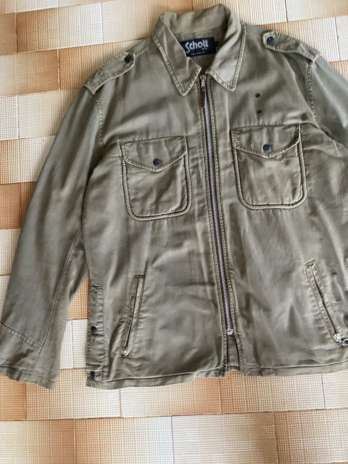 Schott × Vintage Vintage schott zipper jacket Size US L / EU 52-54 / 3 - 17 Thumbnail