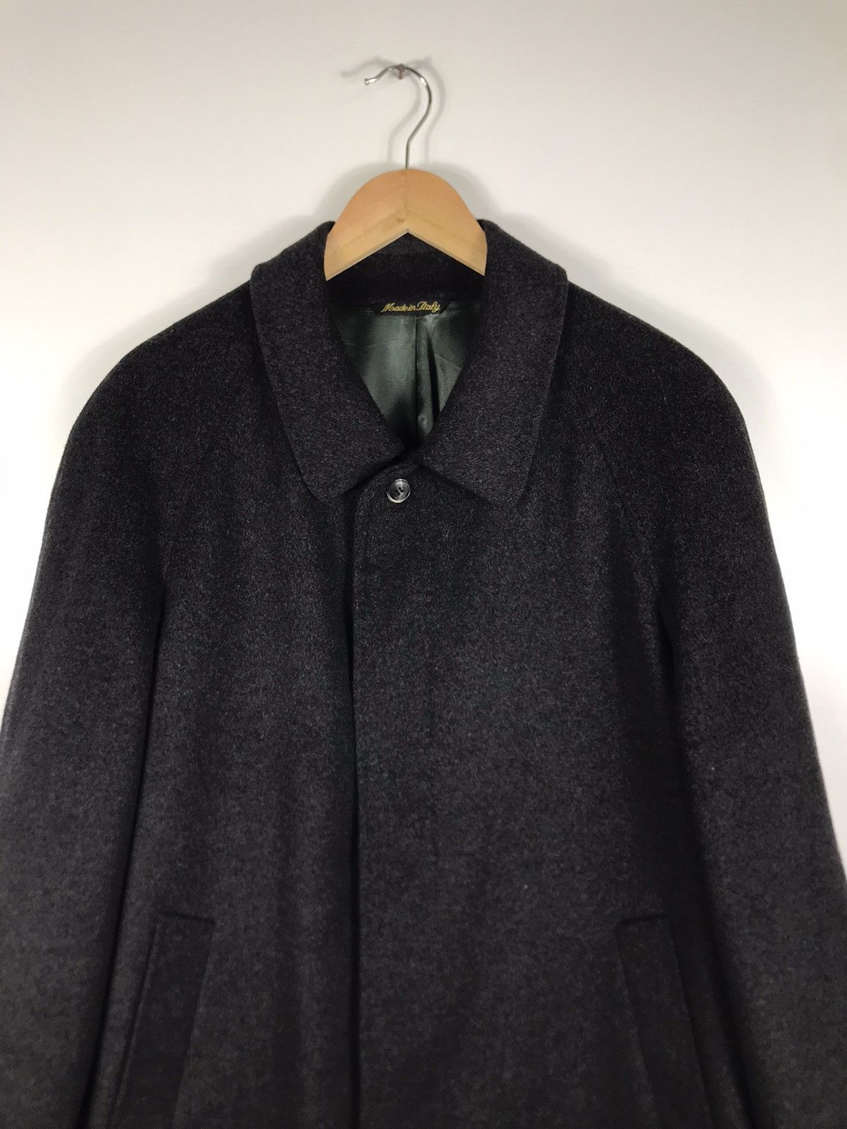 Autumn Cashmere ⚡️Vintage Italy Stefana Landi Cashmere Button Long Coat Size US L / EU 52-54 / 3 - 4 Thumbnail