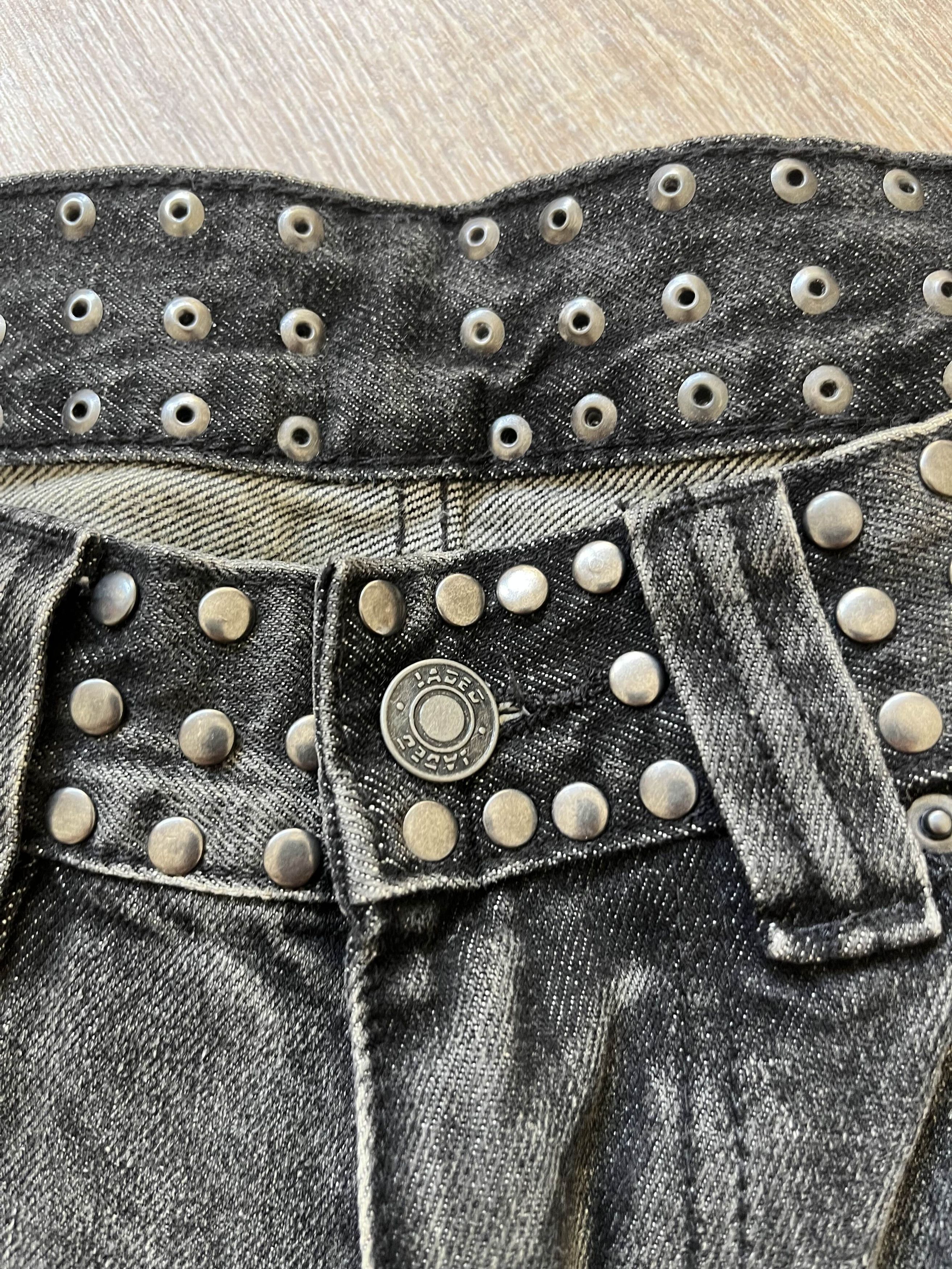 Jaded London Jaded London Colossus Studded Jeans Size US 32 / EU 48 - 7 Thumbnail