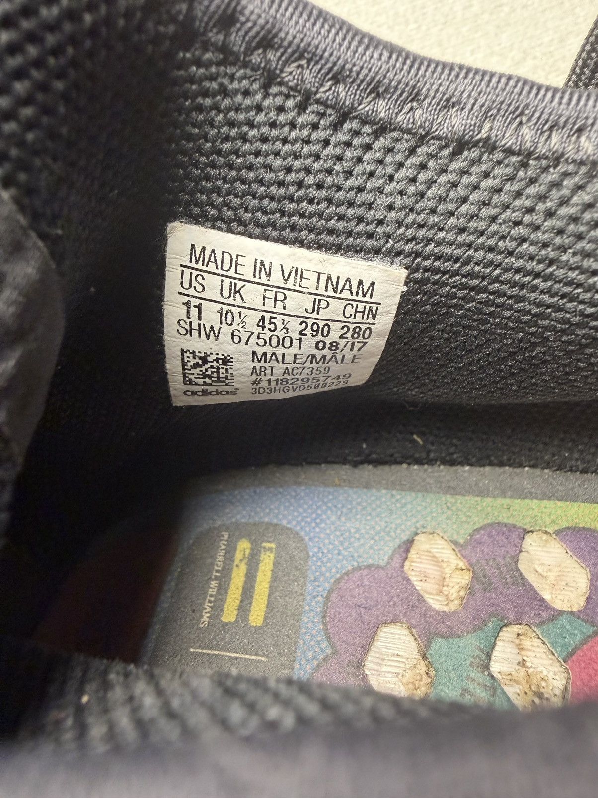 Adidas × Pharrell Adidas Pharrell NMD Human Race Trail Oreo Size US 11 / EU 44 - 5 Thumbnail