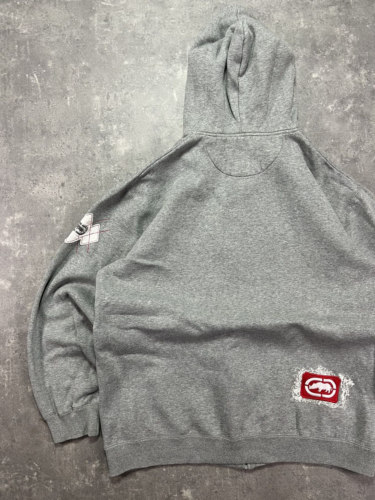 Ecko Unltd. Ecko Unltd Big Tattoo Print Logo Baggy Zip Hoodie XL XXL Size US XL / EU 56 / 4 - 12 Thumbnail