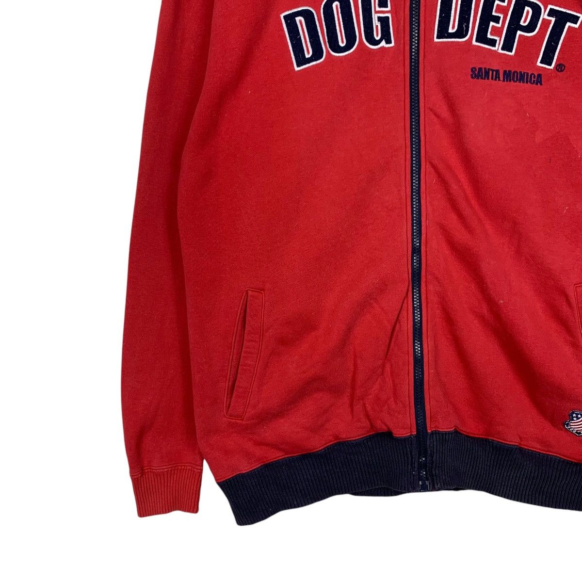 Japanese Brand DOG DEPT Santa Monica Big Logo Red Sweater #2050-C89 Size US XL / EU 56 / 4 - 3 Thumbnail