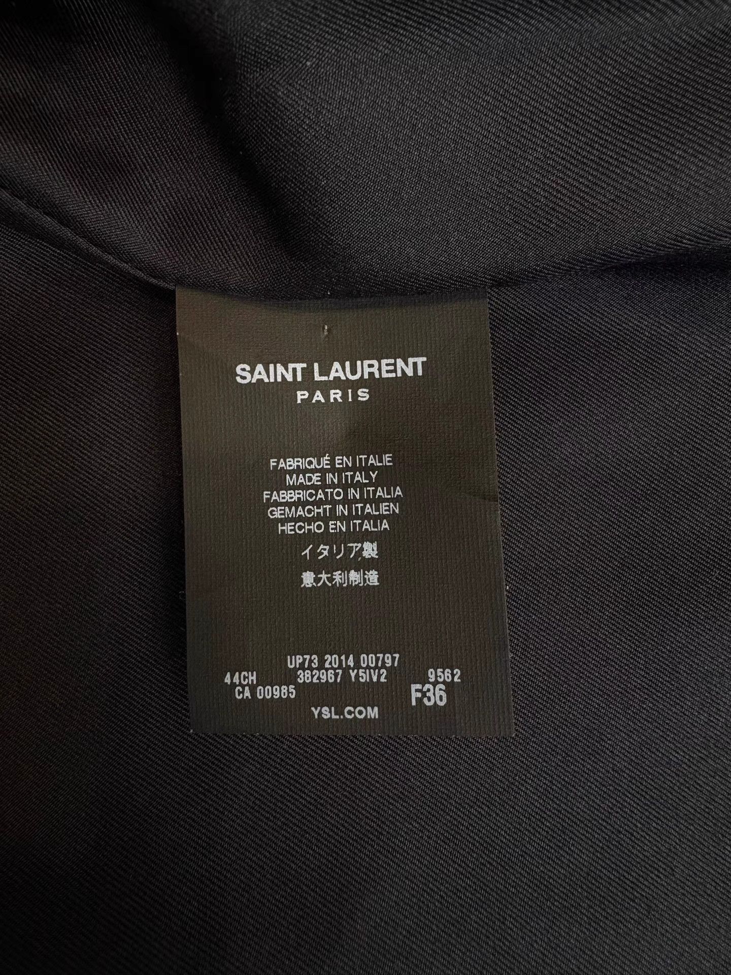Saint Laurent Paris SAINT LAURENT SLP Snakeskin Leather Jacket Size XS / US 0-2 / IT 36-38 - 5 Thumbnail