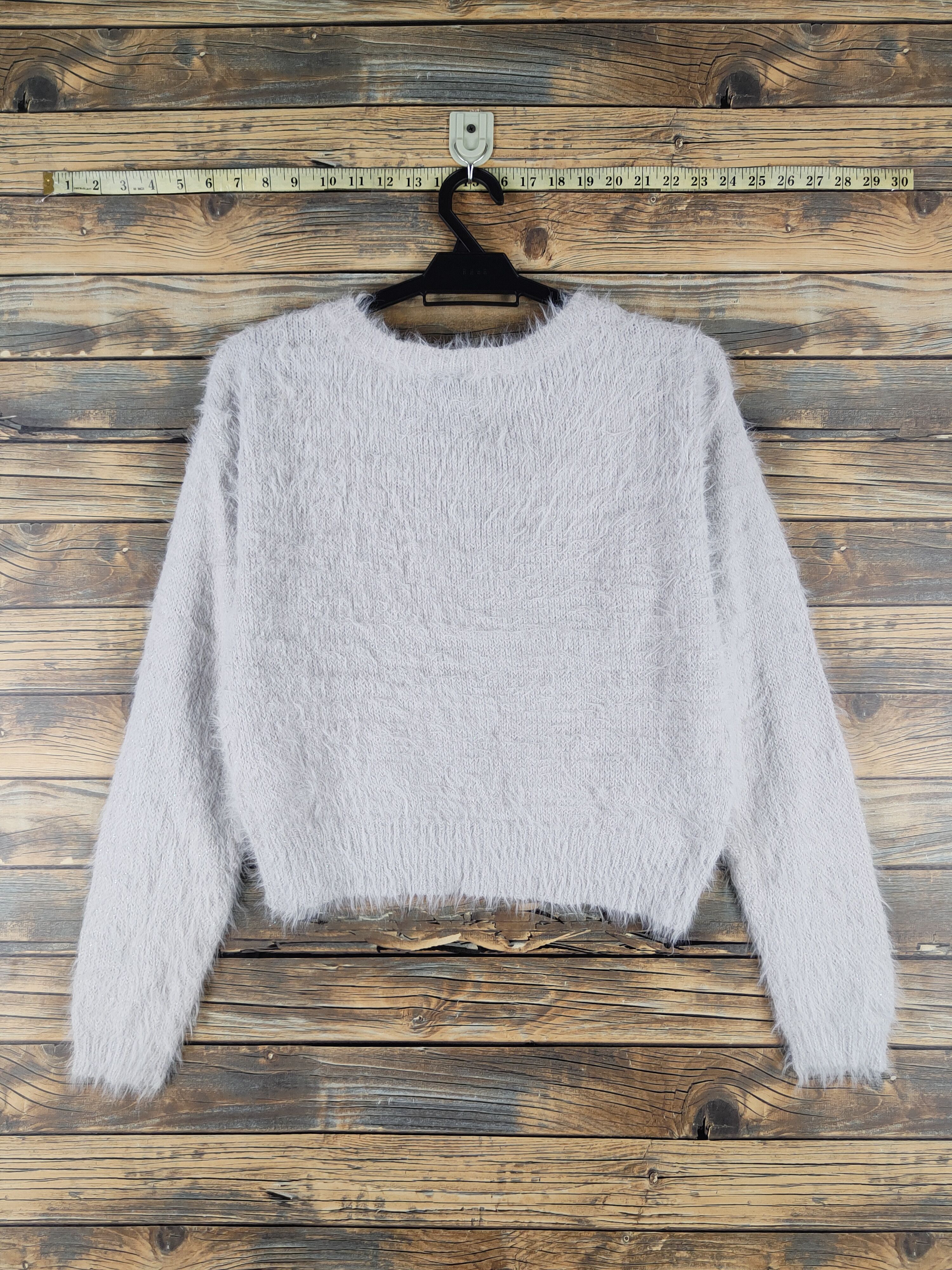 Japanese Brand Saltarse Gray Shag Shaggy Fur Mohair Knitwear #W1946 Size S / US 4 / IT 40 - 7 Thumbnail