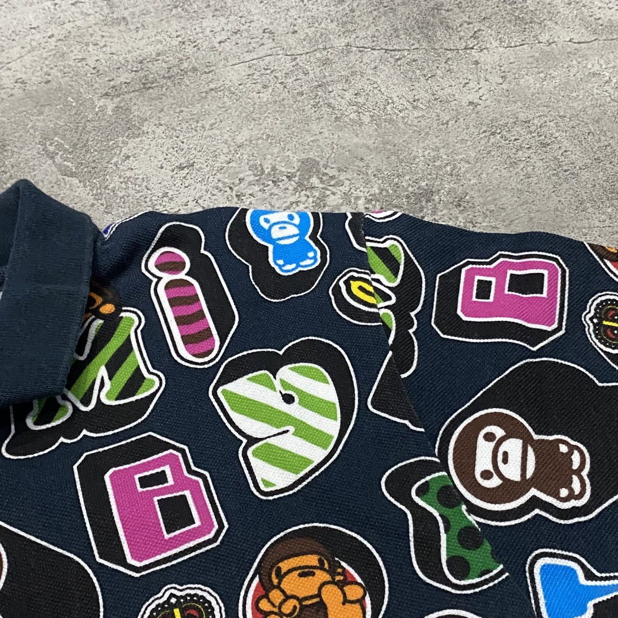 Bape Baby Milo Logo Polo Size US M / EU 48-50 / 2 - 5 Thumbnail