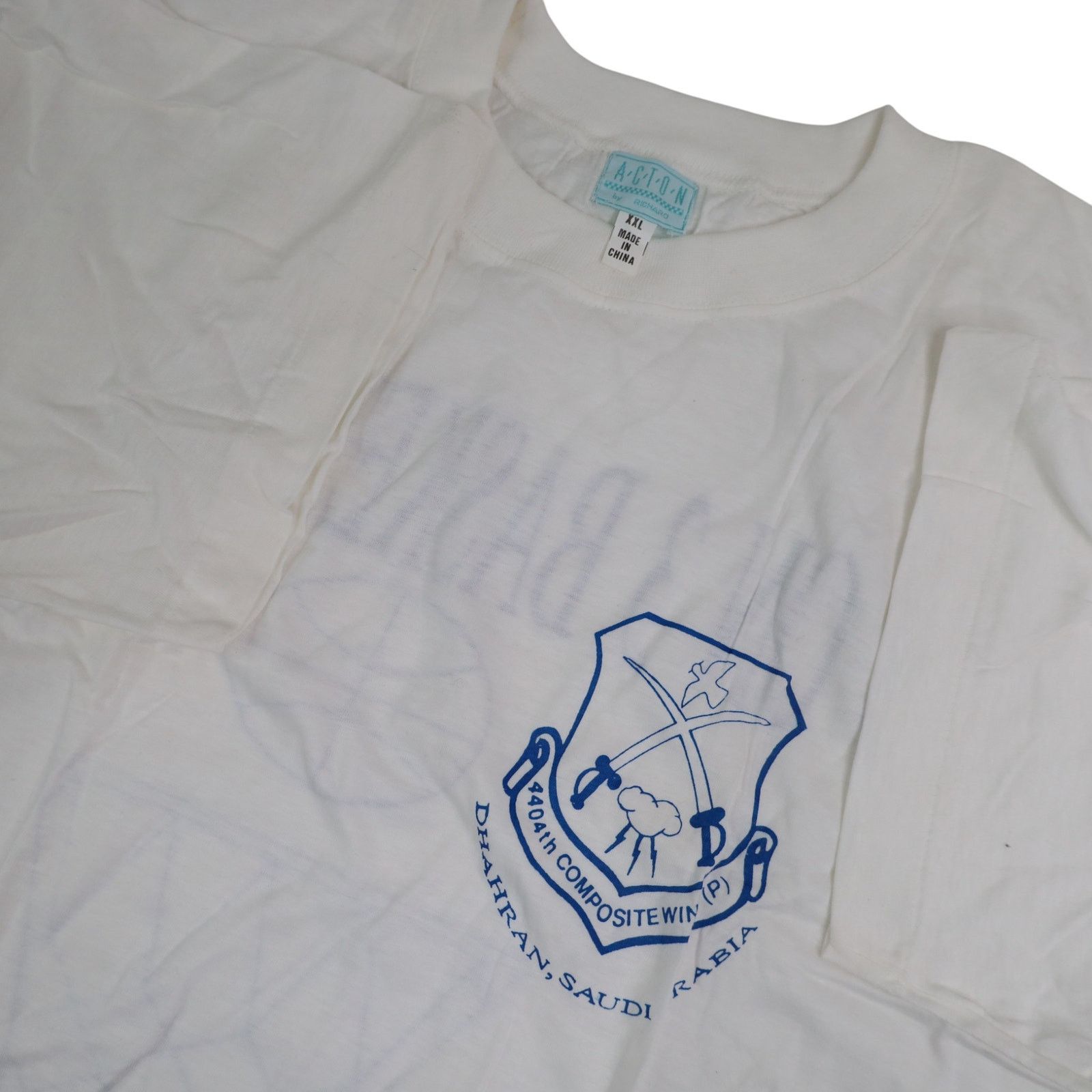 Vintage VTG 90s 4404th Composite Wing Saudi Arabia 3on3 Basketball T Size US L / EU 52-54 / 3 - 8 Thumbnail