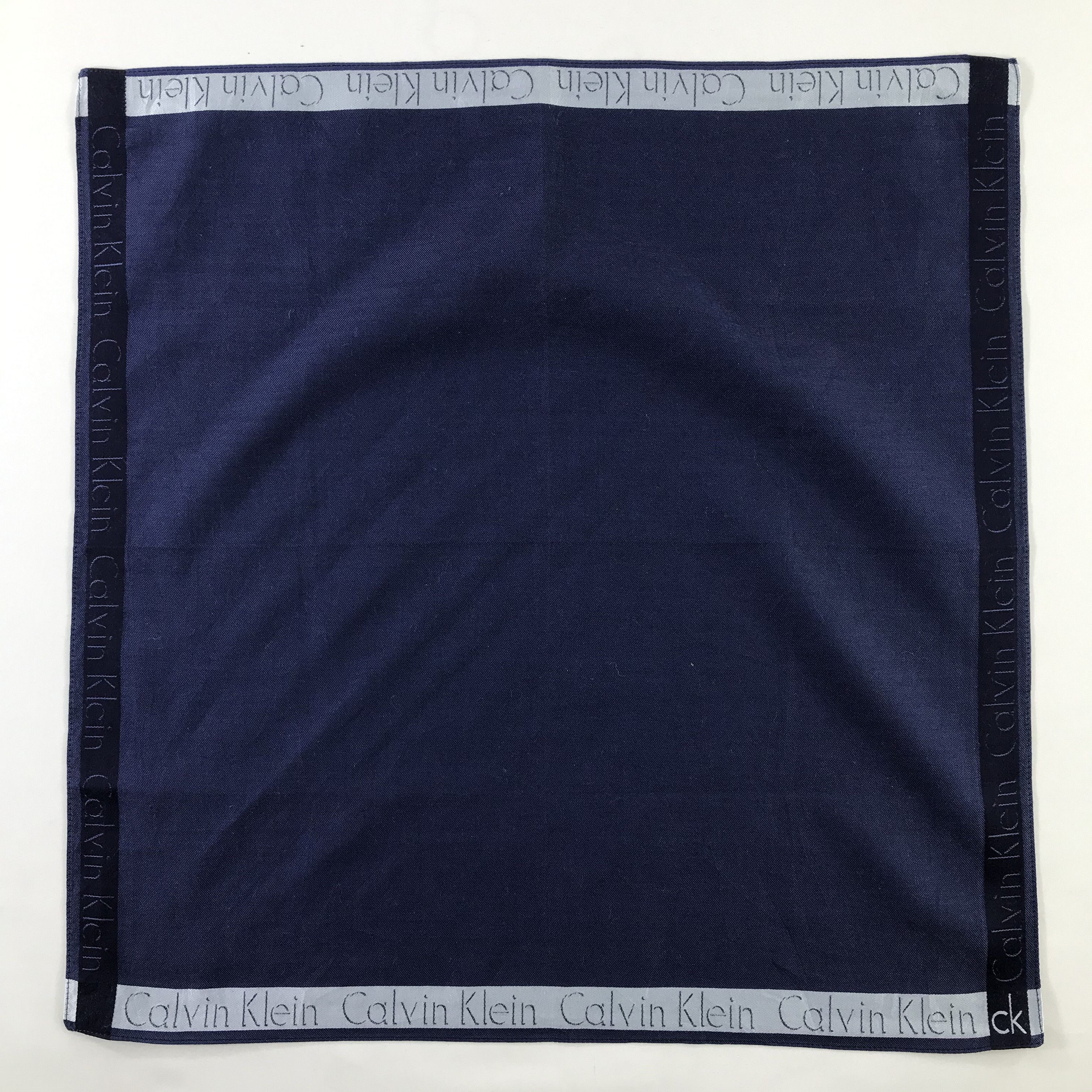 Calvin Klein × Vintage Calvin Klein Bandana / Handkerchief / Neckerchief - S410 Size ONE SIZE - 1 Thumbnail
