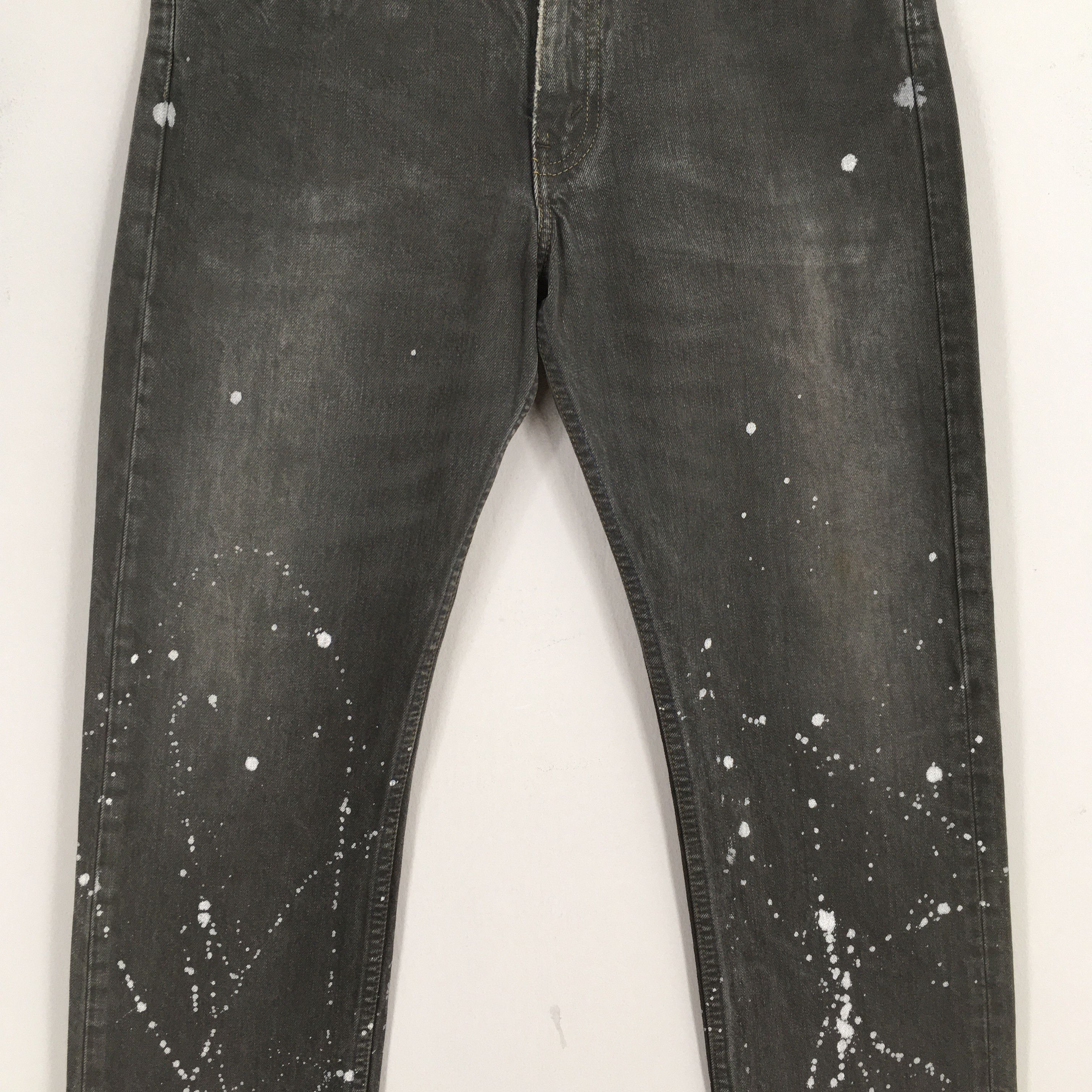 Levi's Size 29x29 Vintage 90s Levi's 505 Faded Black Jeans S1277 Size US 29 - 3 Thumbnail