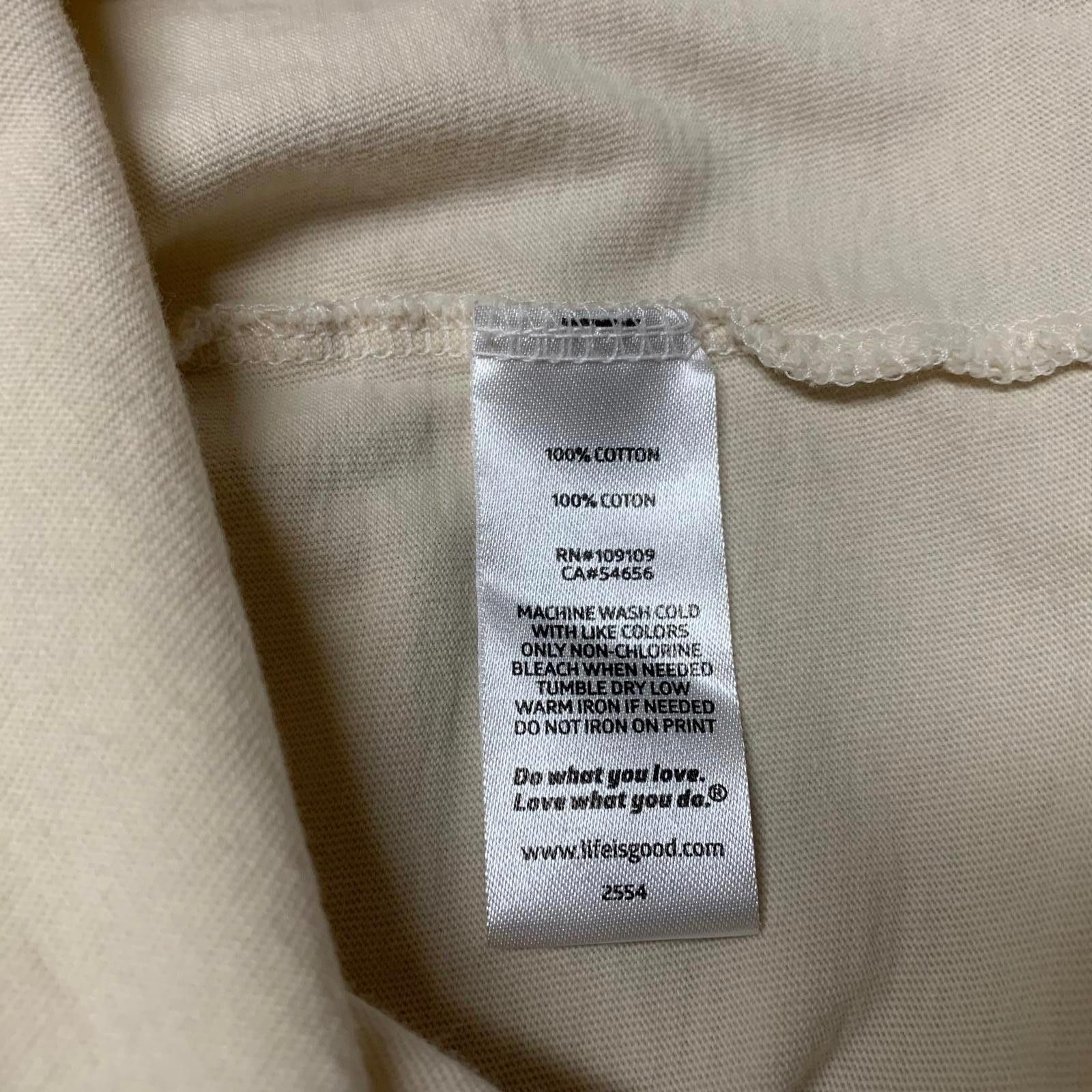 Life is Good Life is Good Women's XXL Beige Long Sleeve Graphic Tee Size XXL / US 16-18 / IT 52-54 - 9 Thumbnail