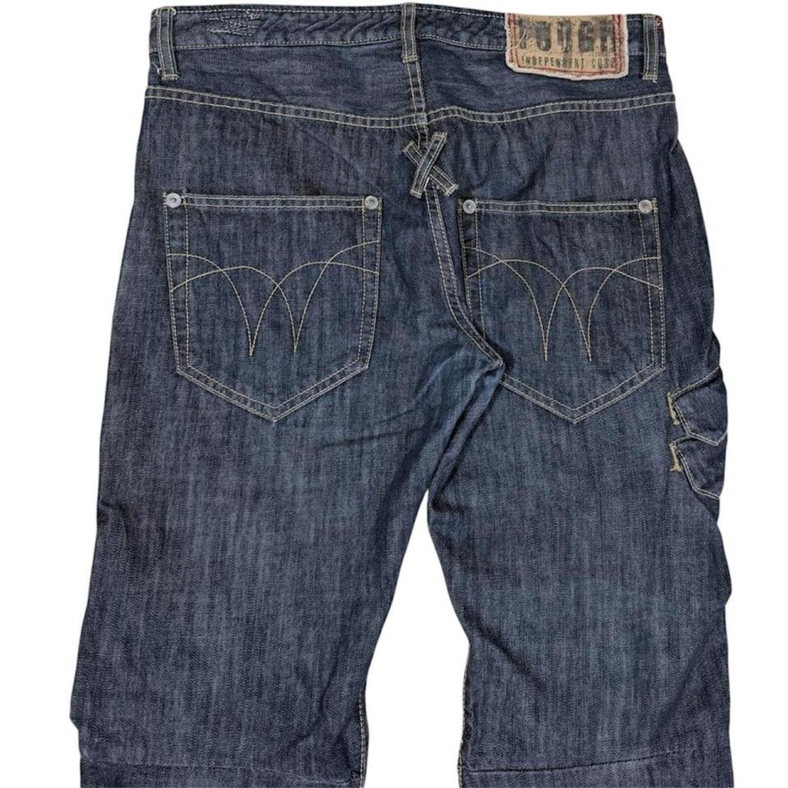True Religion Rare Vintage Double waist Tough jeansmith denim jeans Size US 35 - 3 Thumbnail