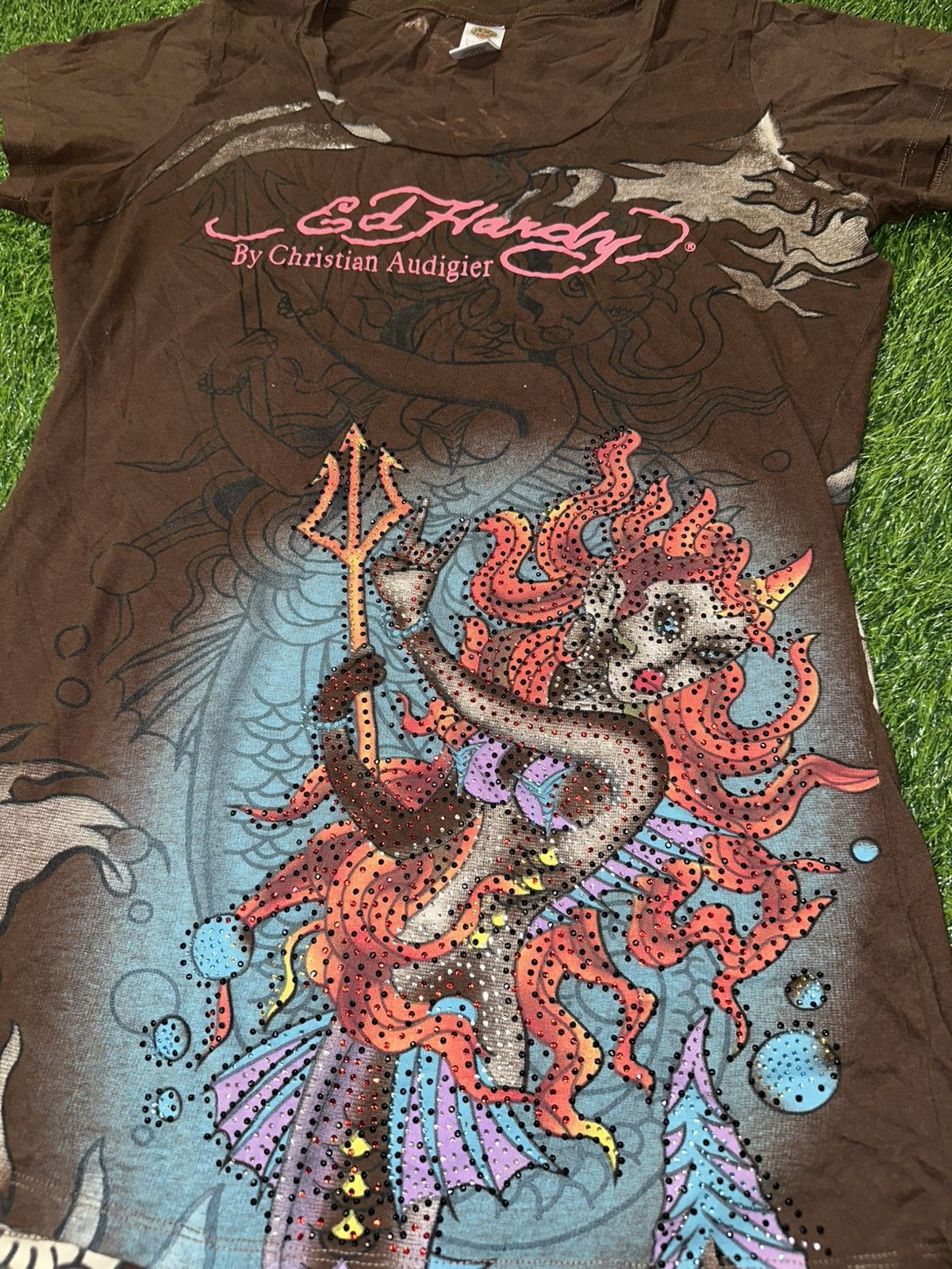 Ed Hardy Ed Hardy By Christian Audigier Women’s Tee Shirt Size XL Size XL / US 12-14 / IT 48-50 - 3 Thumbnail