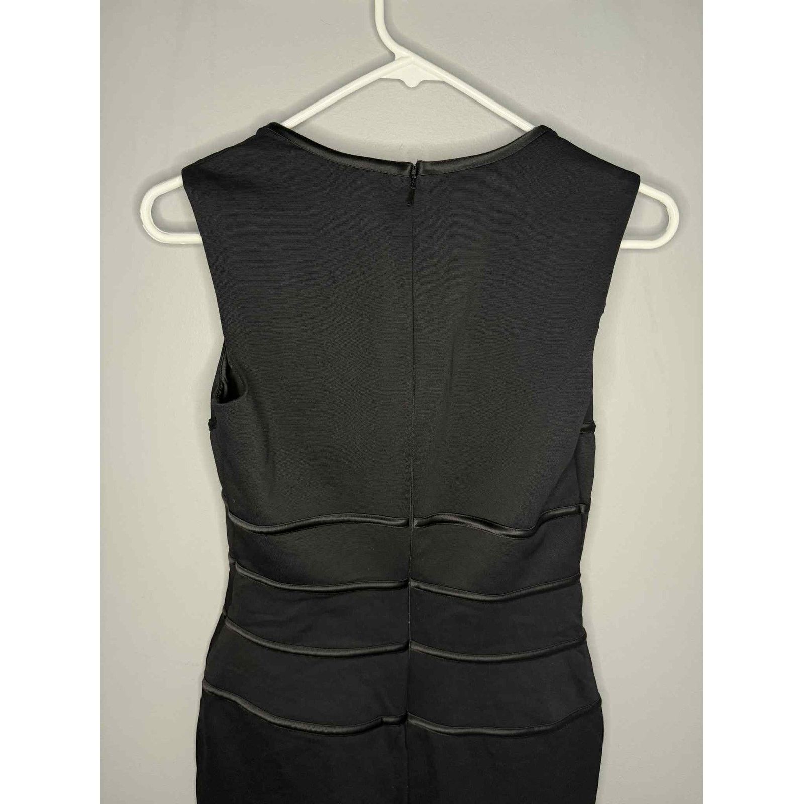 White House Black Market White House Black Market Bodycon Mini Dress Black Women's 0 Size XS / US 0-2 / IT 36-38 - 3 Thumbnail