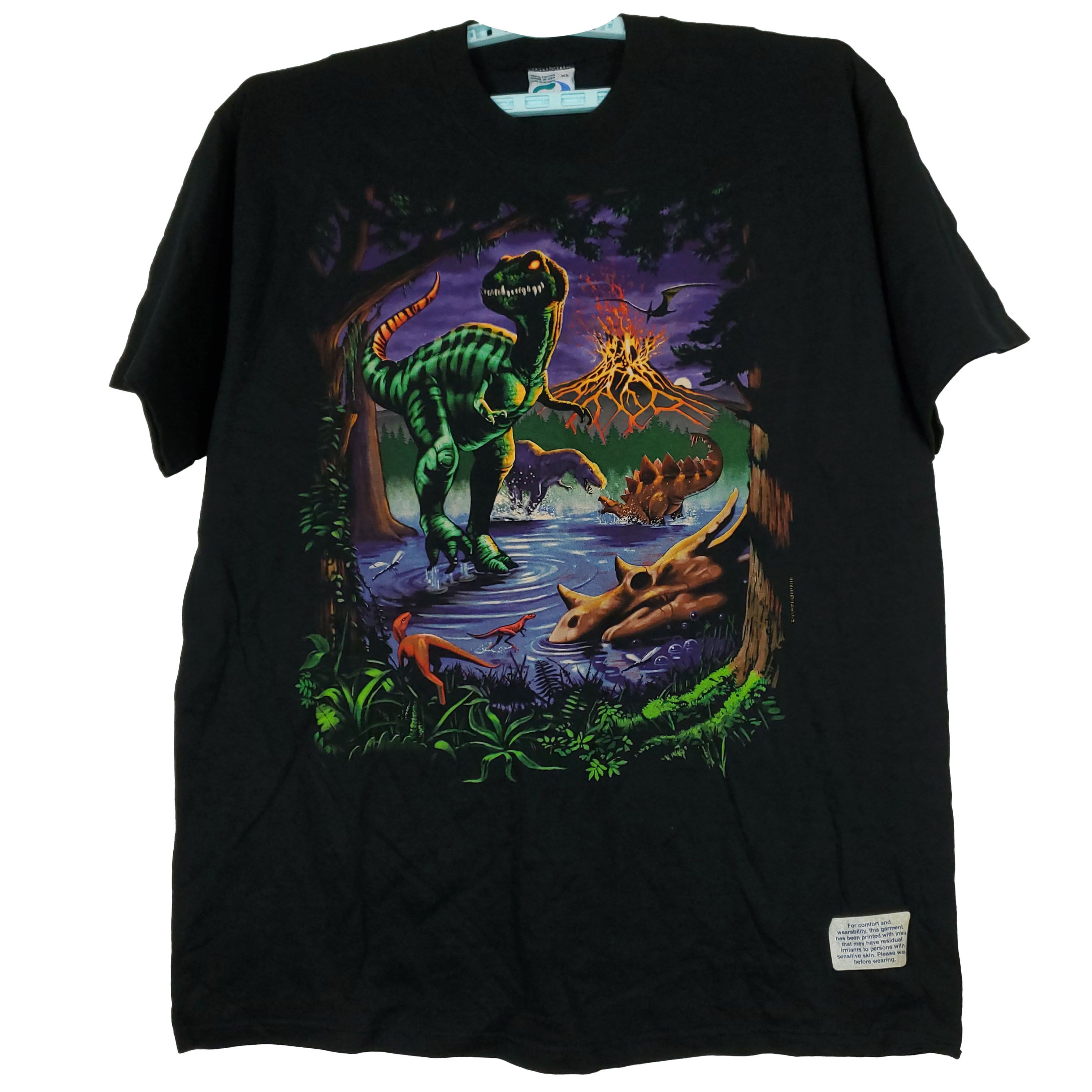 image of Liquid Blue T-Rex T-Shirt Black XL Xlarge New, Men's