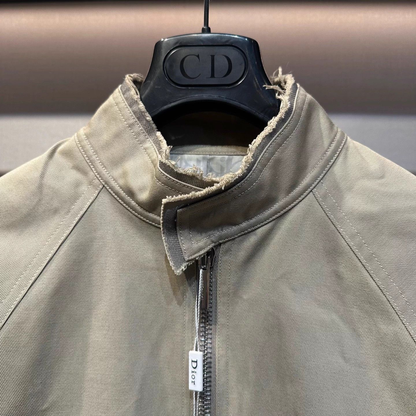 Dior Dior Oblique Print Silk-Lined Layered Zip Jkt 46 Size US S / EU 44-46 / 1 - 2 Thumbnail