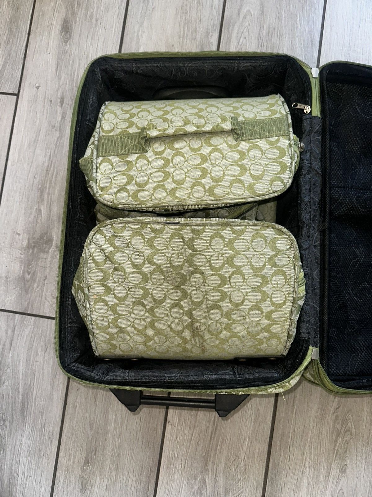 Coach × Vintage Vintage Coach Wheeled Travel Luggage w Mini Duffle Bag Size ONE SIZE - 9 Thumbnail