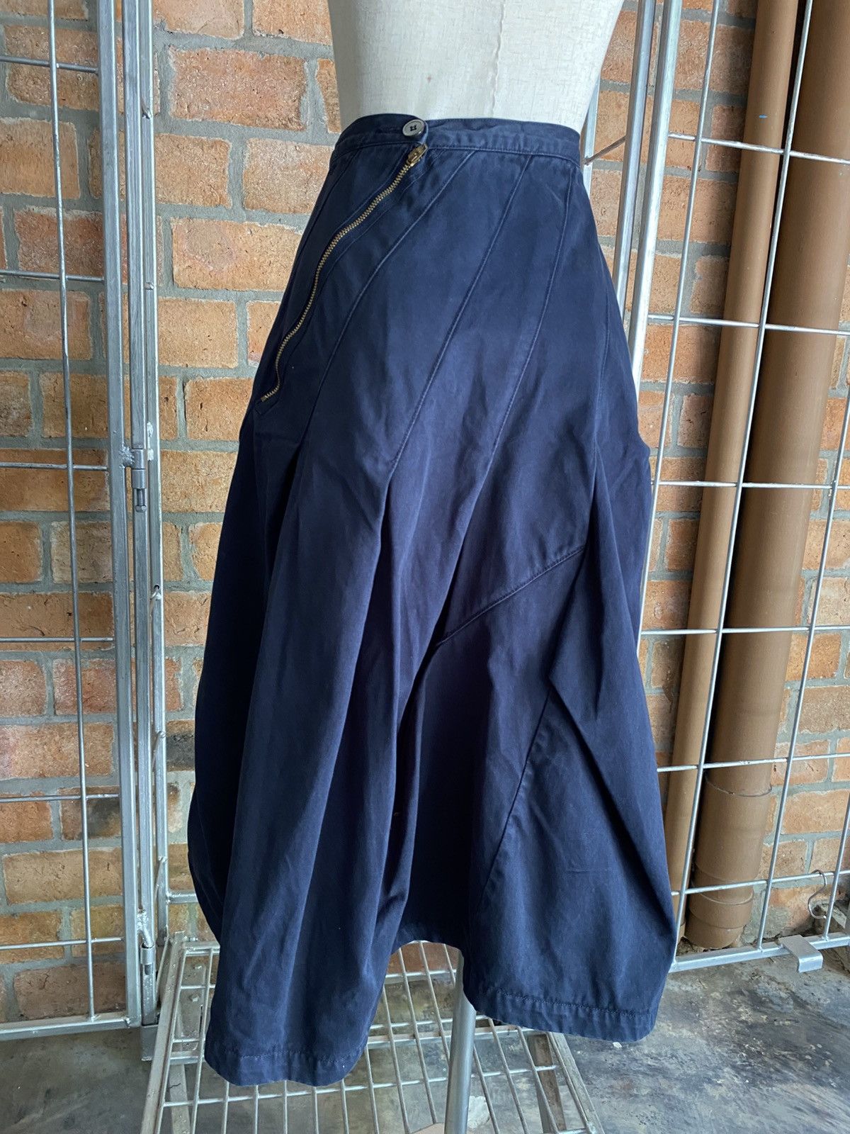 mercibeaucoup Mercibeaucoup Dark Blue Long Skirt Size 26" / US 2 / IT 38 - 16 Thumbnail