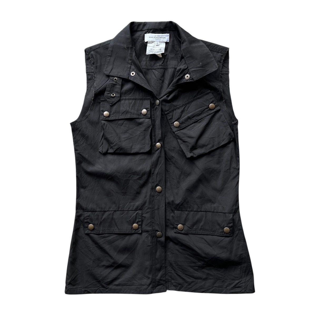 Balenciaga Balenciaga Le Dix Paris Shirt Cargo Tank Top Jacket Size US XS / EU 42 / 0 - 2 Thumbnail