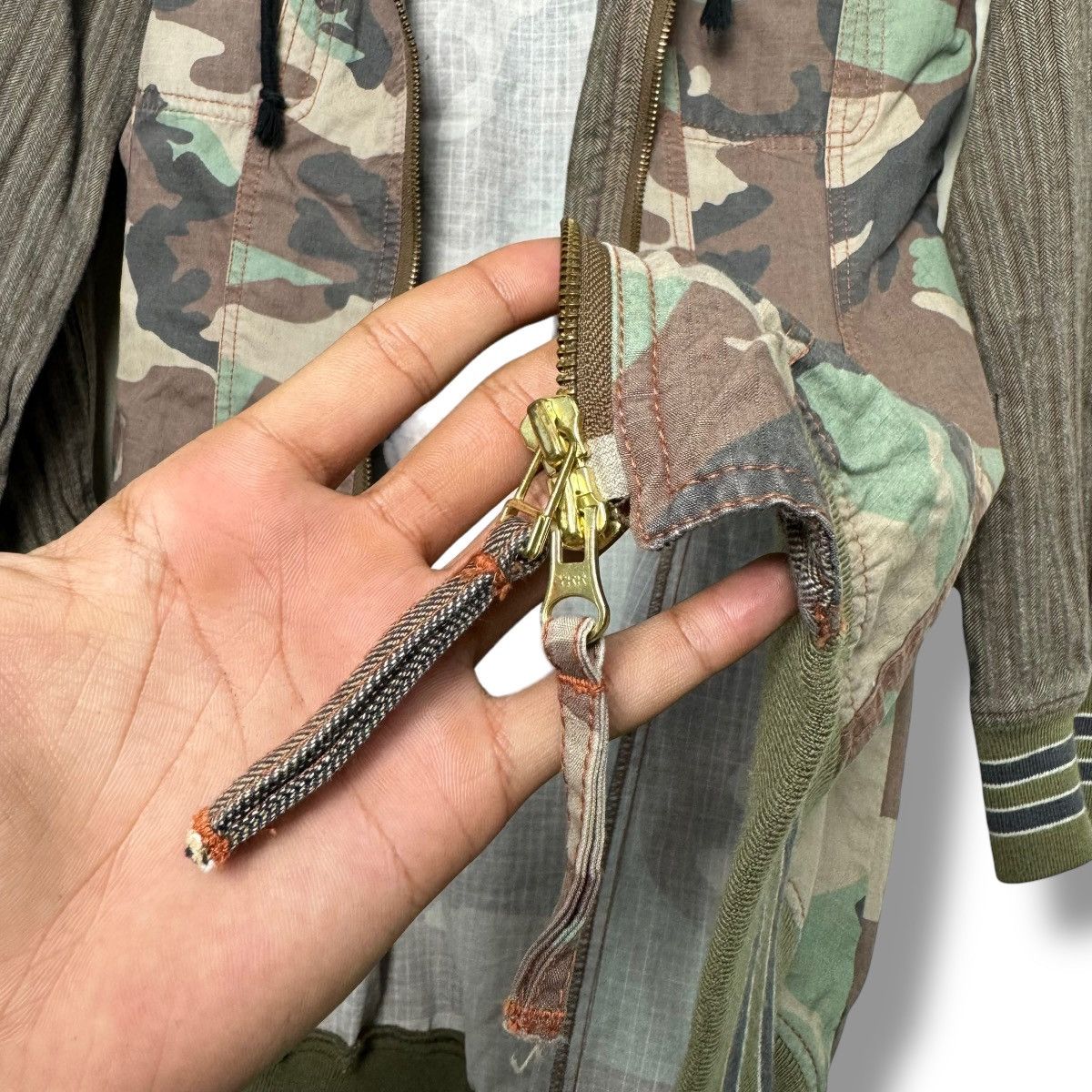 Jean Paul Gaultier Vintage Jean Paul Gaultier Camouflage Army Parka Jacket Size US XS / EU 42 / 0 - 8 Thumbnail