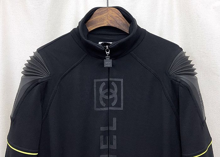 Chanel CHANEL Logo Racing Zip-Up Jacket Size M / US 6-8 / IT 42-44 - 2 Thumbnail