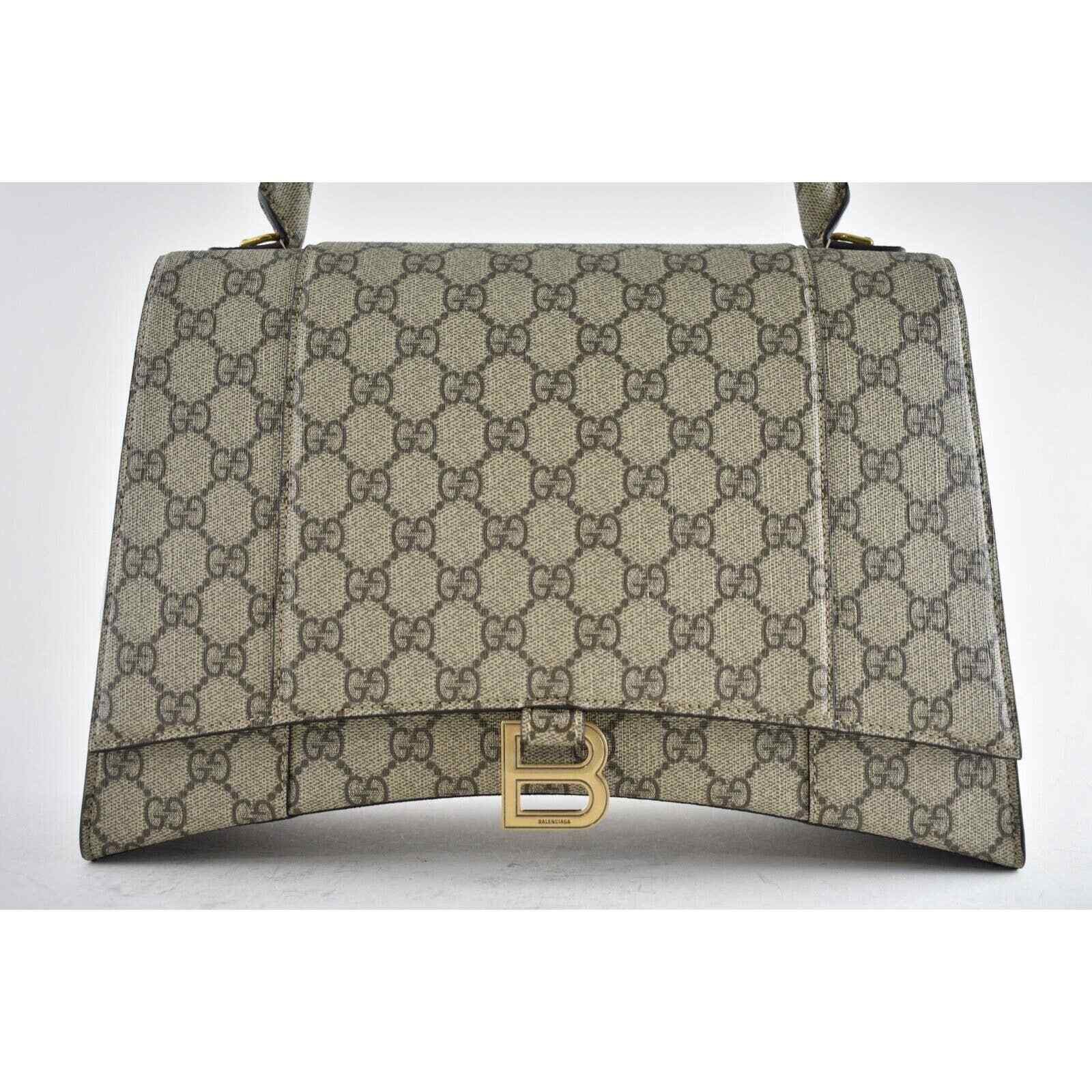 Gucci Gucci X Balenciaga Medium Hourglass Supreme Top Handle Bag Size ONE SIZE - 4 Thumbnail